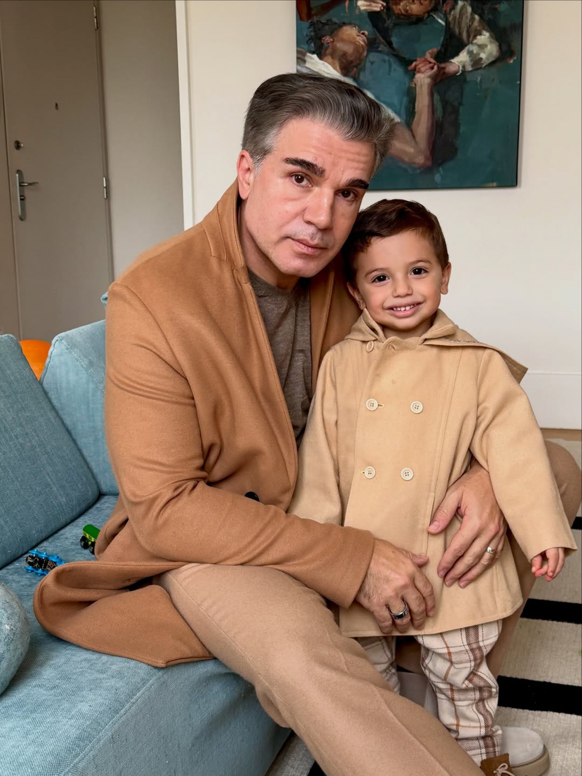 Jarbas Homem de Mello e o filho, Luca - Reprodução / Instagram