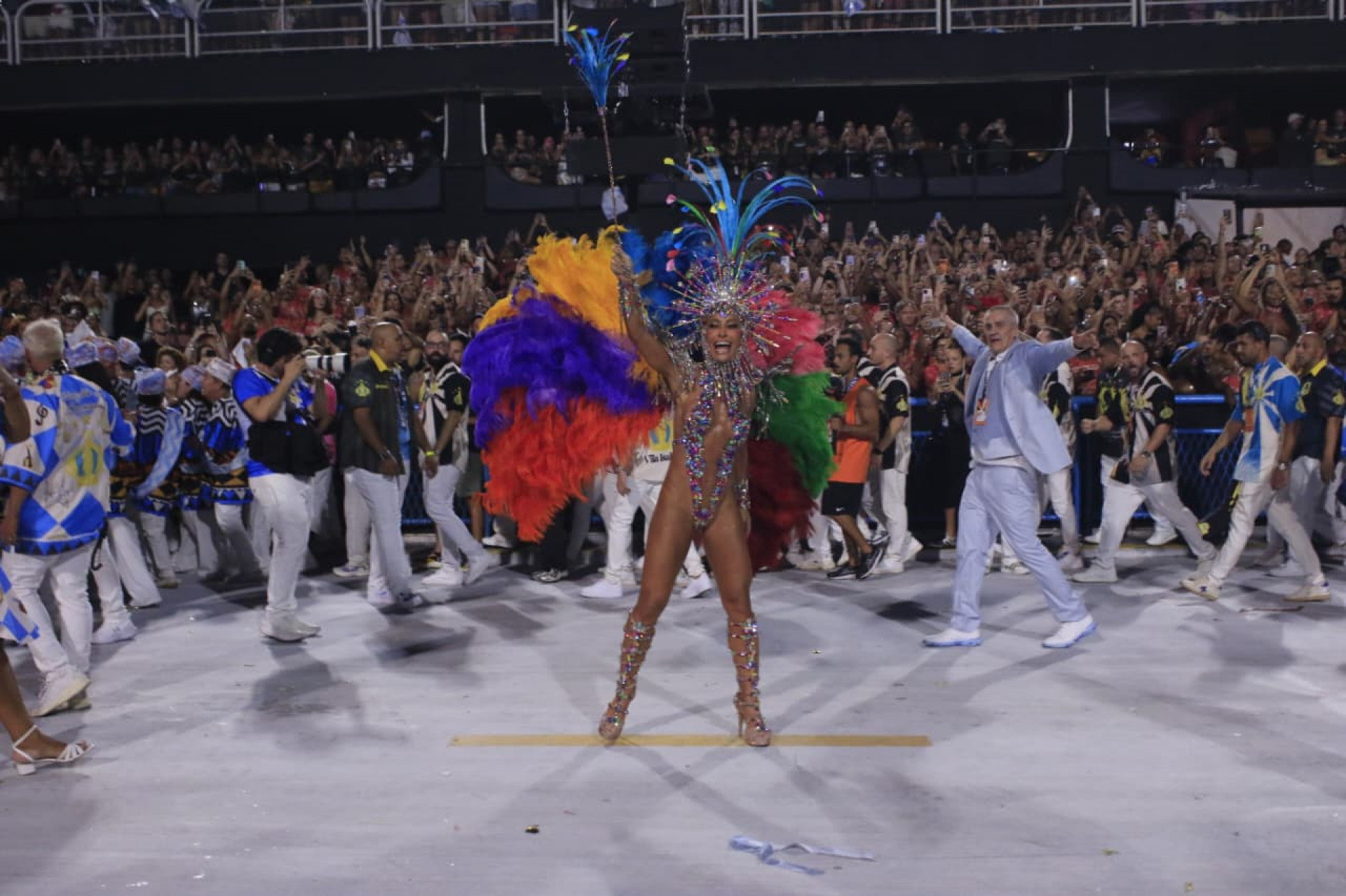 Unidos de Vila Isabel fez desfile grandioso na Sapucaí - Carlos Elias/Agência O Dia