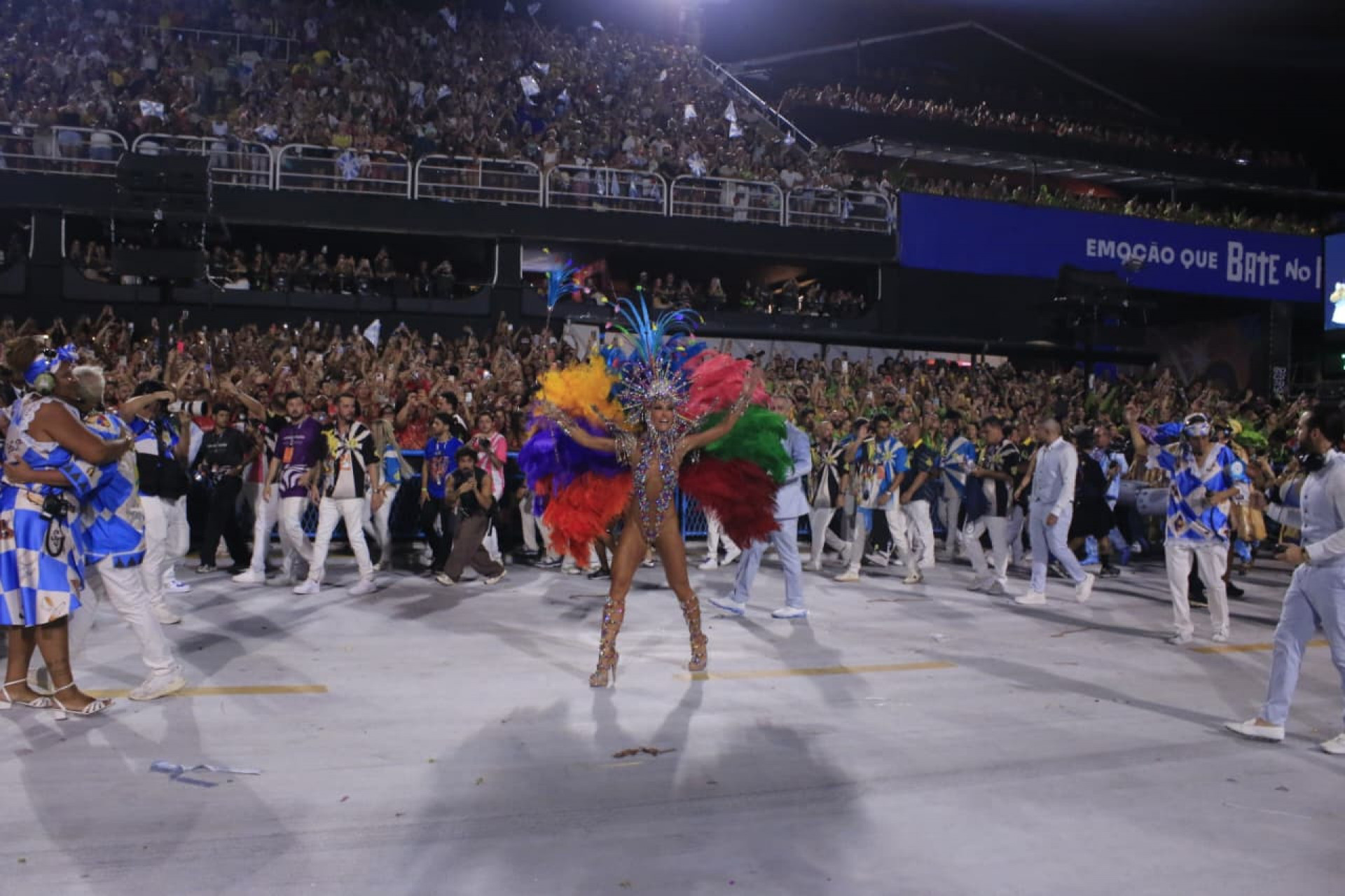 Vila fez uma apresentação praticamente impecável - Carlos Elias/Agência O Dia