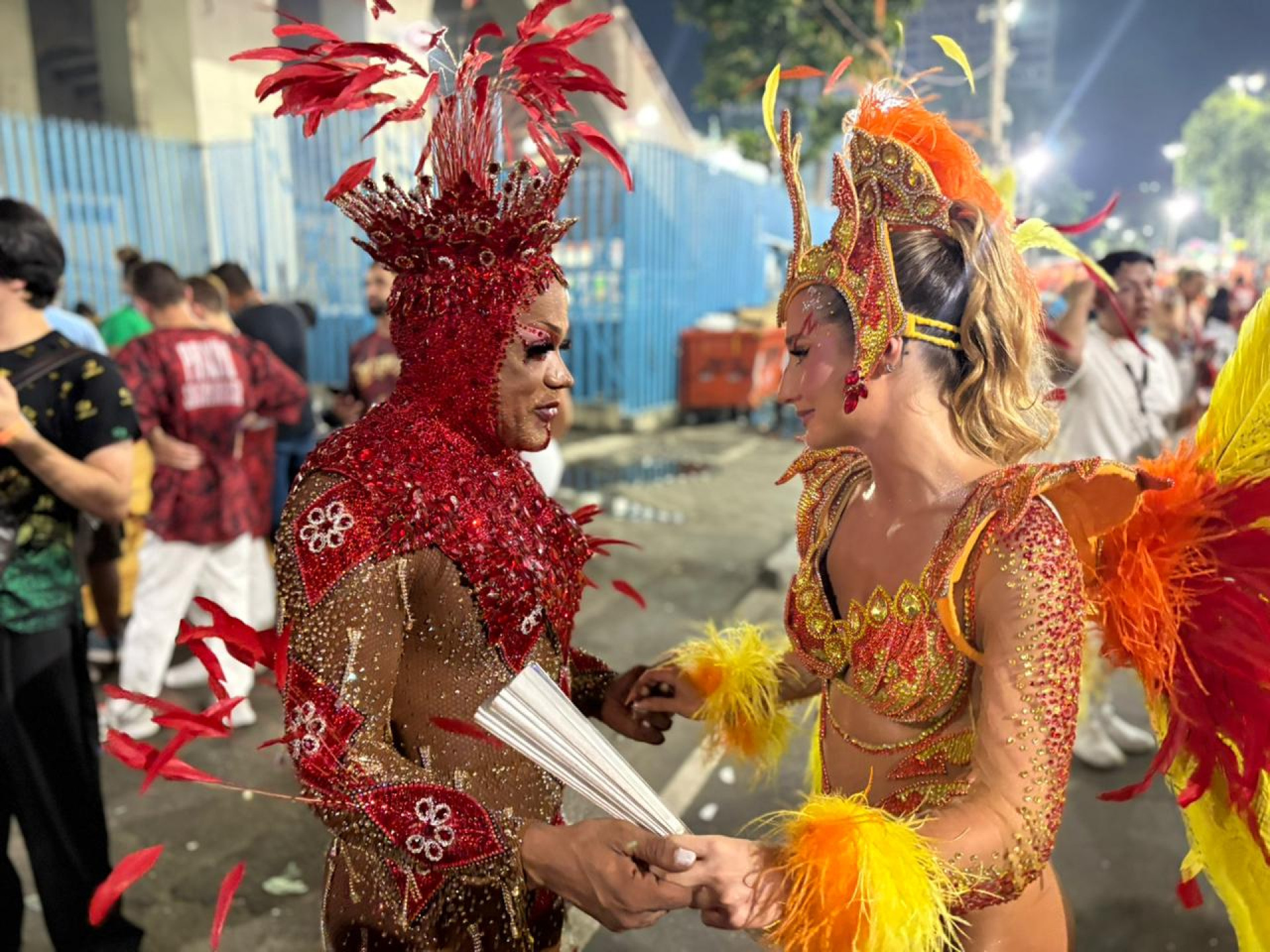 Carlinhos Salgueiro e Bruna Griphao - Manuella Viégas / Agência O DIA