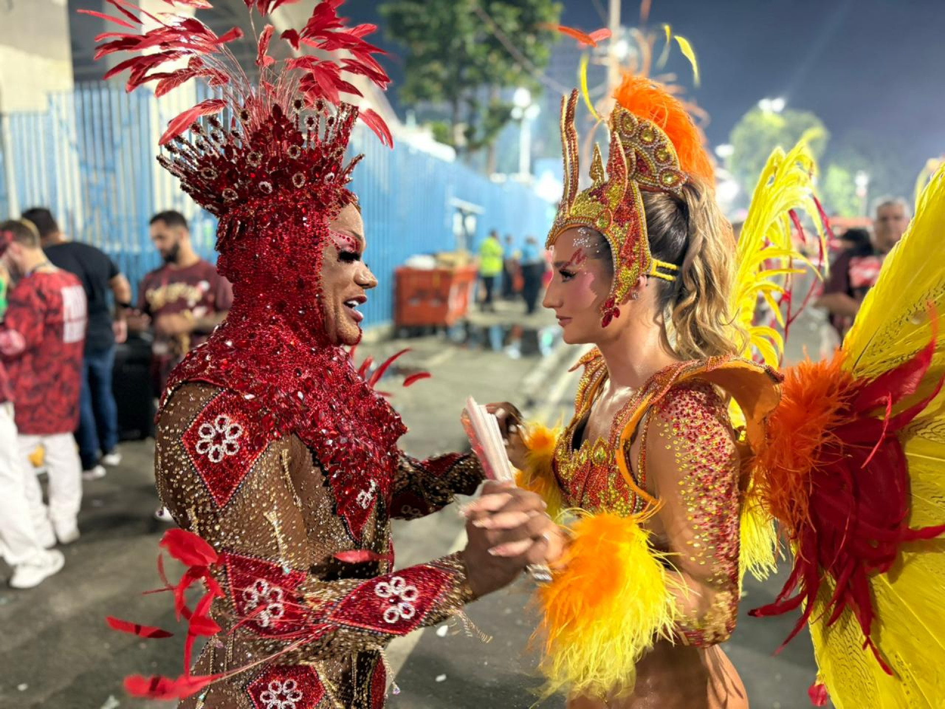 Carlinhos Salgueiro e Bruna Griphao - Manuella Viégas / Agência O DIA