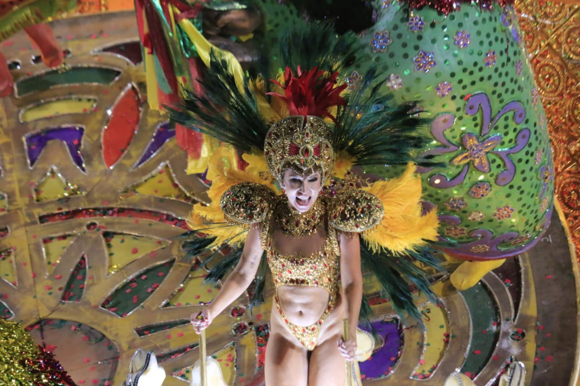 Grande Rio fez um desfile opulento e luxuoso  - Carlos Elias/Agência O Dia