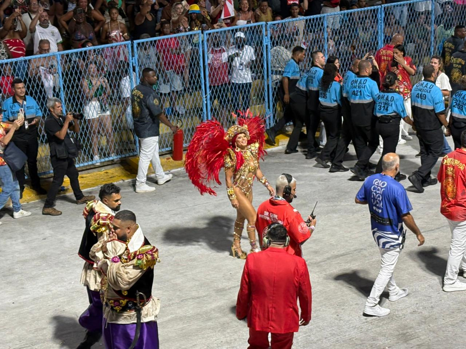 Viviane Araujo é rainha de bateria do Salgueiro - Manuella Viégas / Agência O DIA