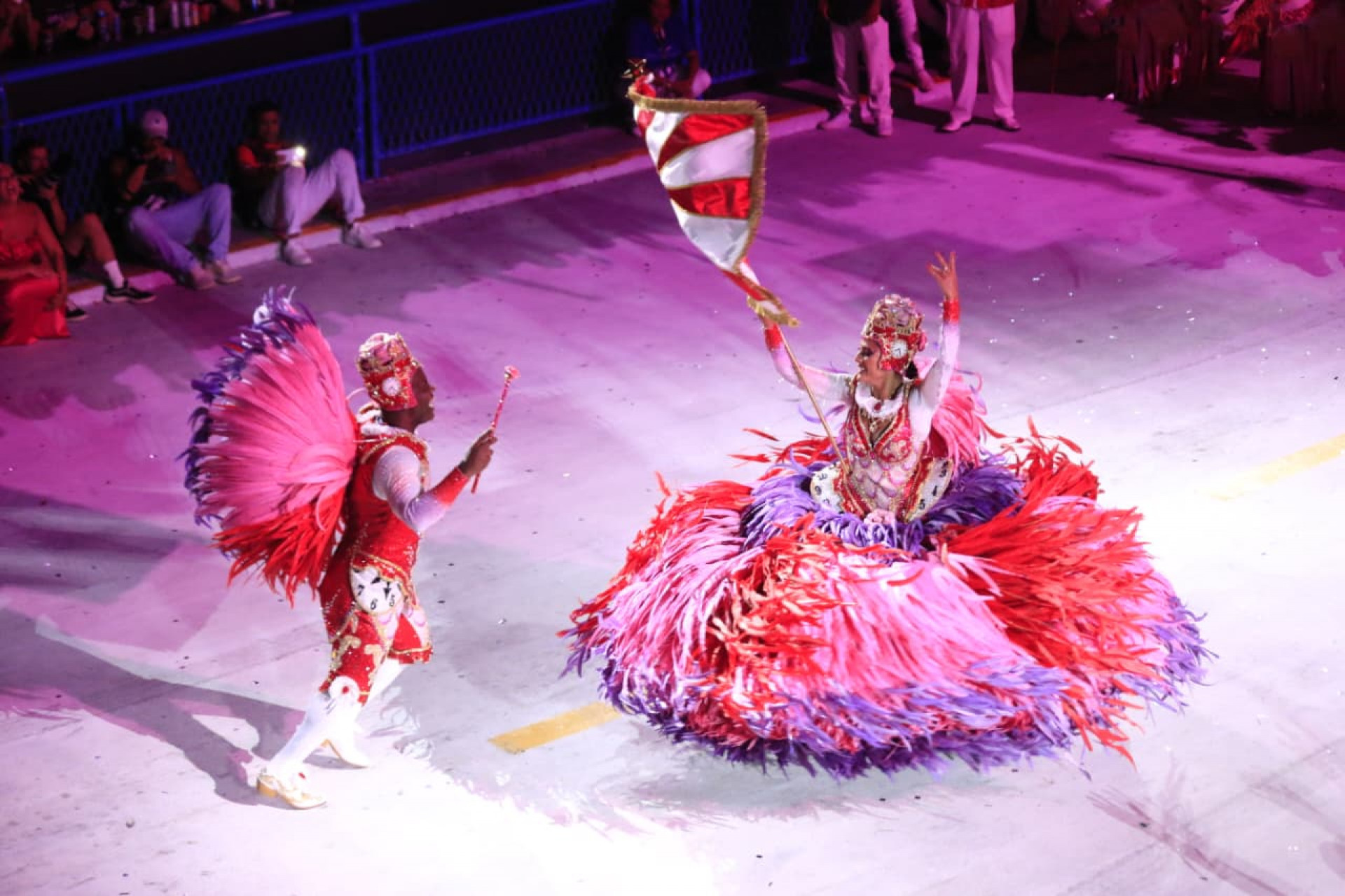 Salgueiro trouxe para a Sapucaí uma homenagem à ícone do Carnaval, Rosa Magalhães - Carlos Elias/Agência O Dia
