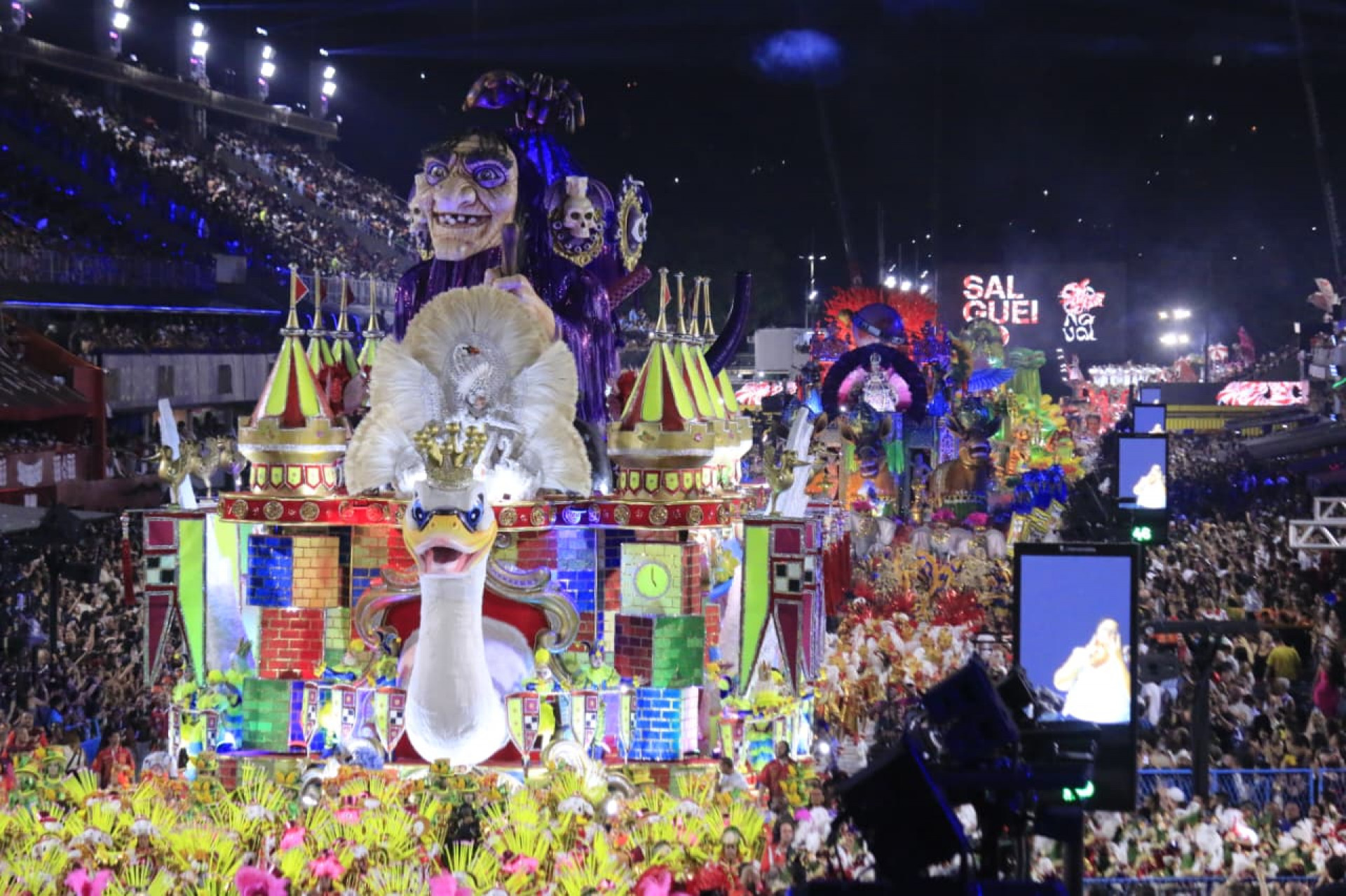 Salgueiro foi a última escola a desfilar no Grupo Especial - Carlos Elias/Agência O Dia