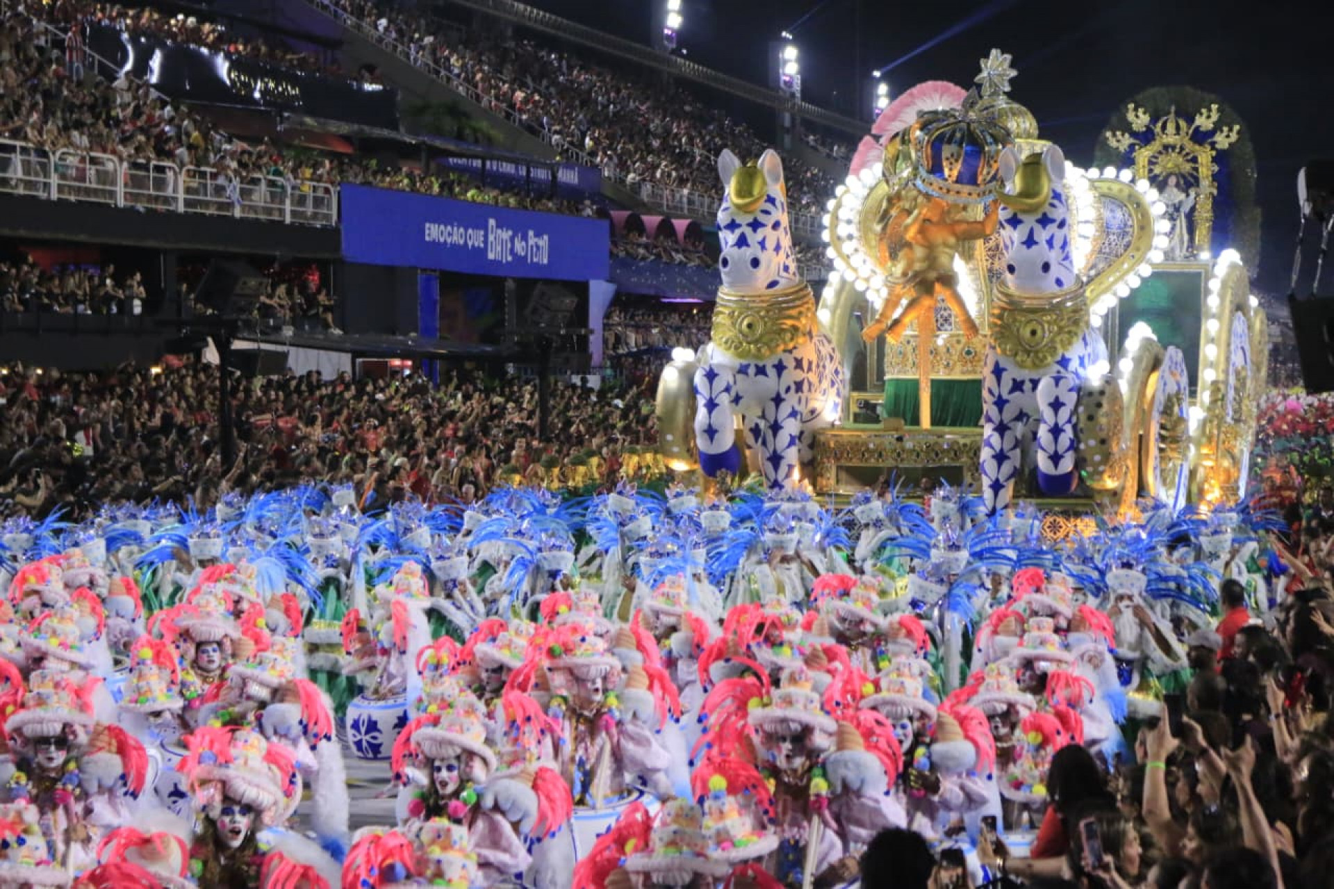 Salgueiro emocionou o Sambódromo com uma apresentação grandiosa - Carlos Elias/Agência O Dia