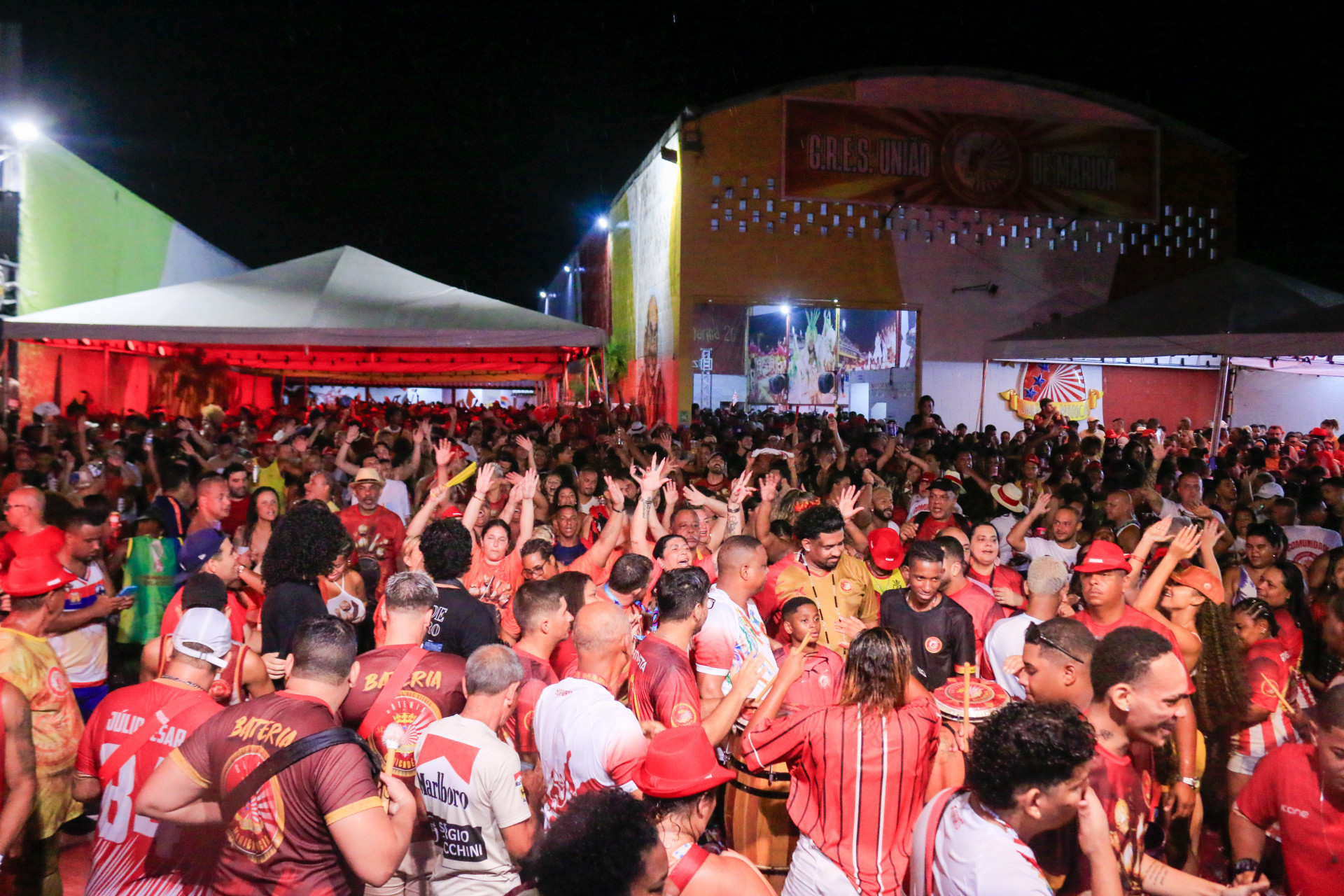 Festa na Quadra de Maricá pela comemoração do titulo da série Ouro do Carnaval 2026. - CARLOS ELIAS JUNIOR