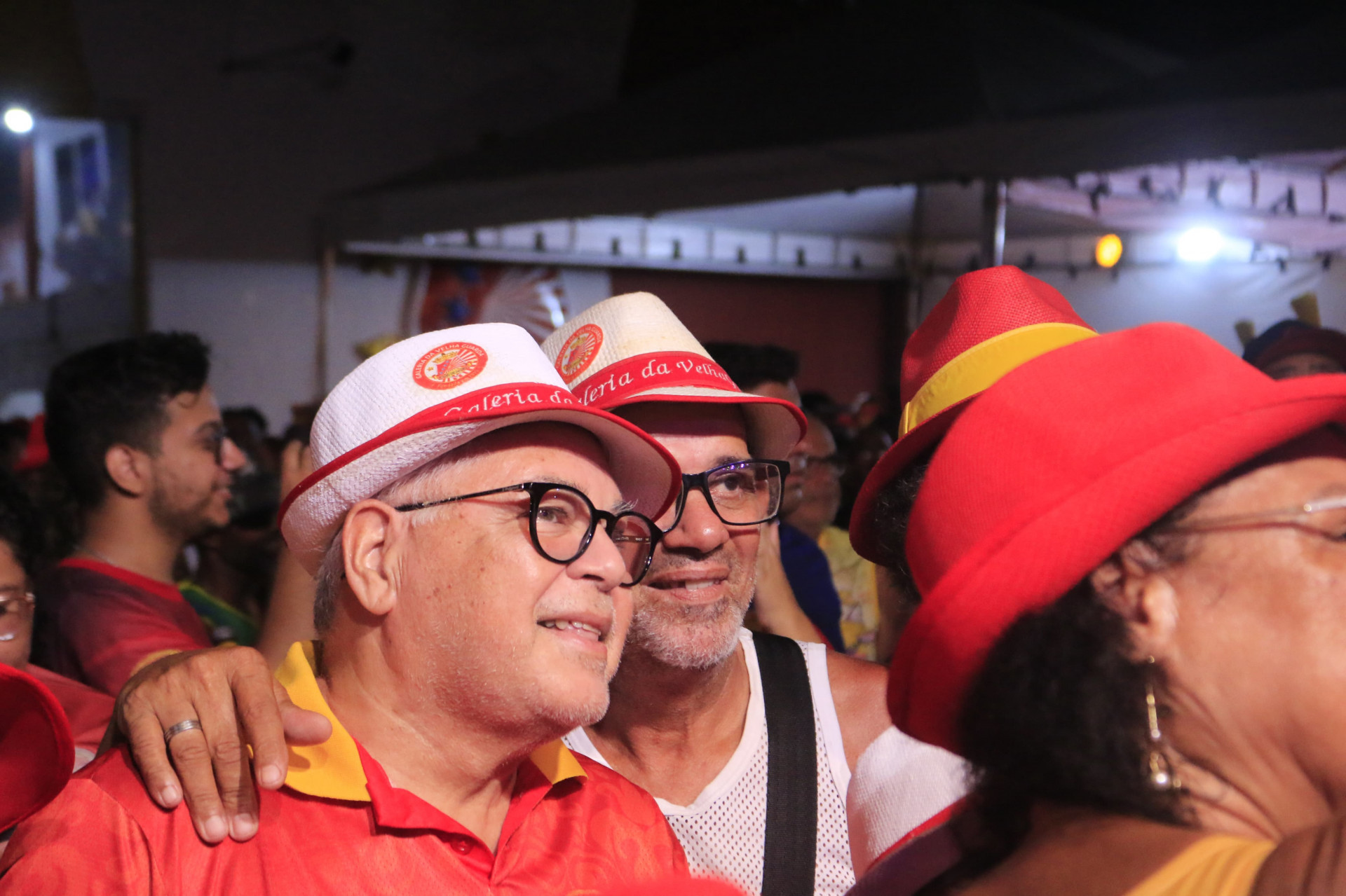 G.R.E.S. União de Maricá festeja o título da Série Ouro na quadra da escola - Carlos Elias/Agência O Dia