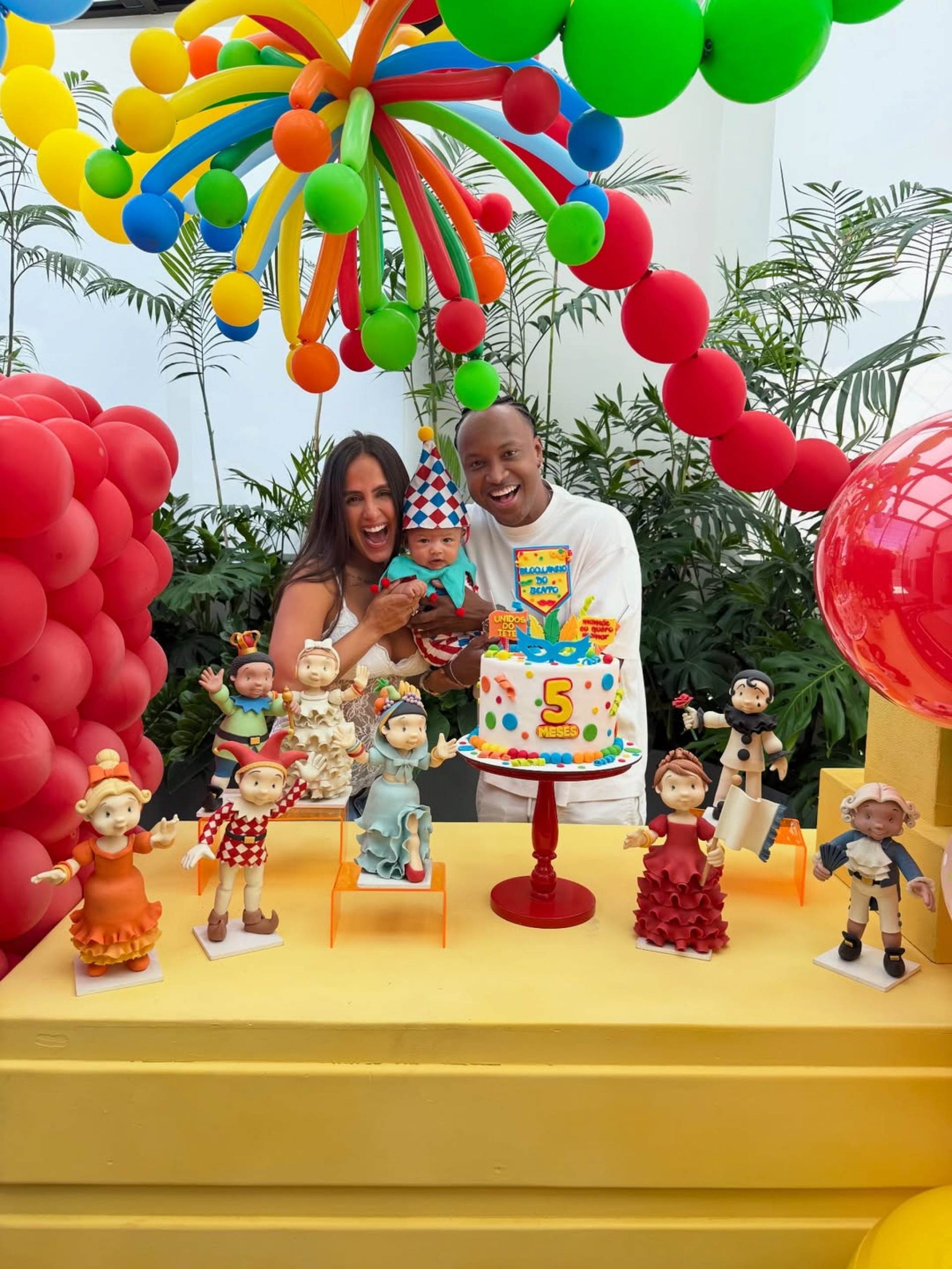 Carol Peixinho e Thiaguinho celebram 5 meses do filho - Reprodução/Instagram