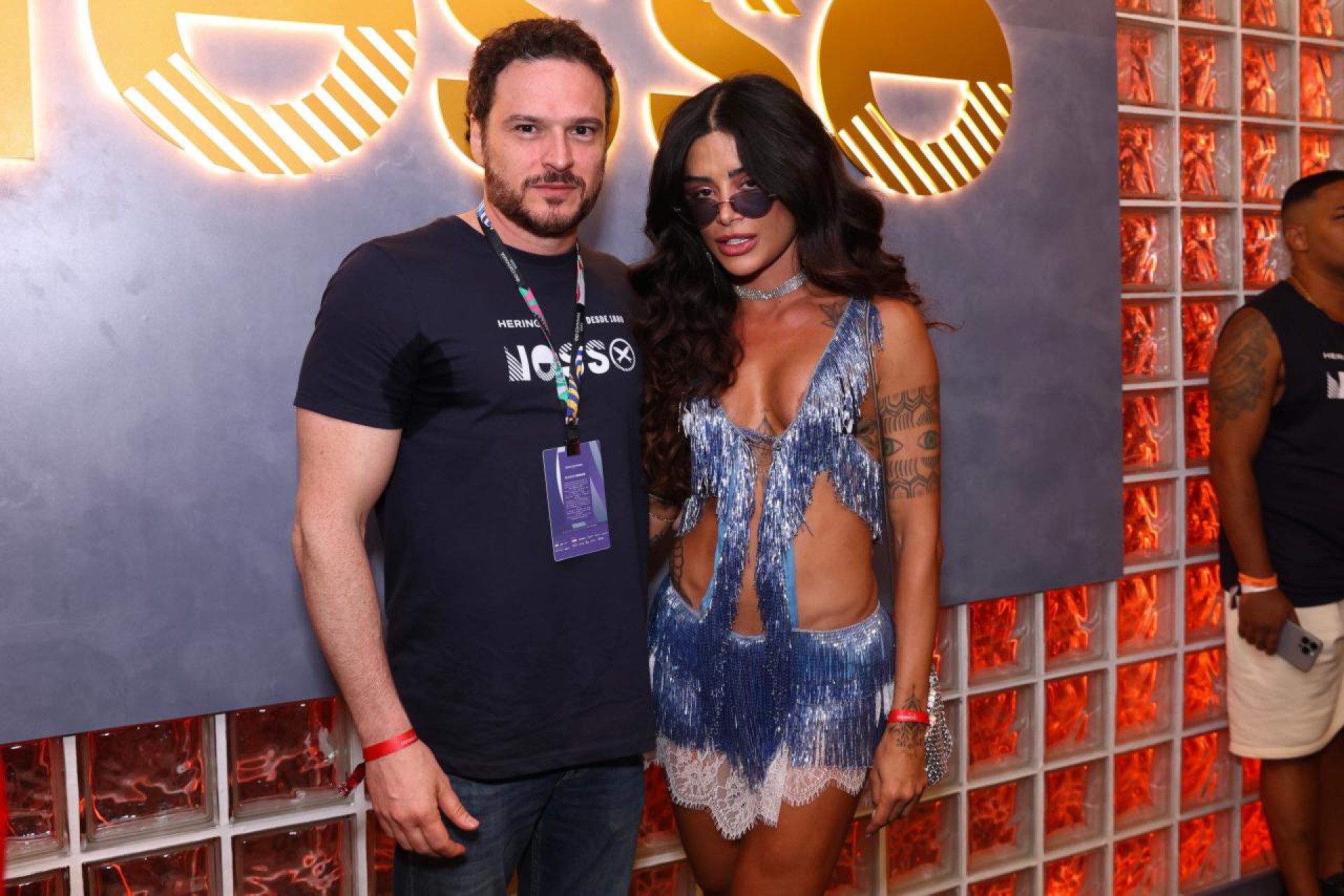 Aline Campos e o namorado Fred Costa - Roberto Filho / Brazil News