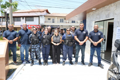 Daniela Soares inaugura base de segurança 24h em Araruama e amplia reforço na área