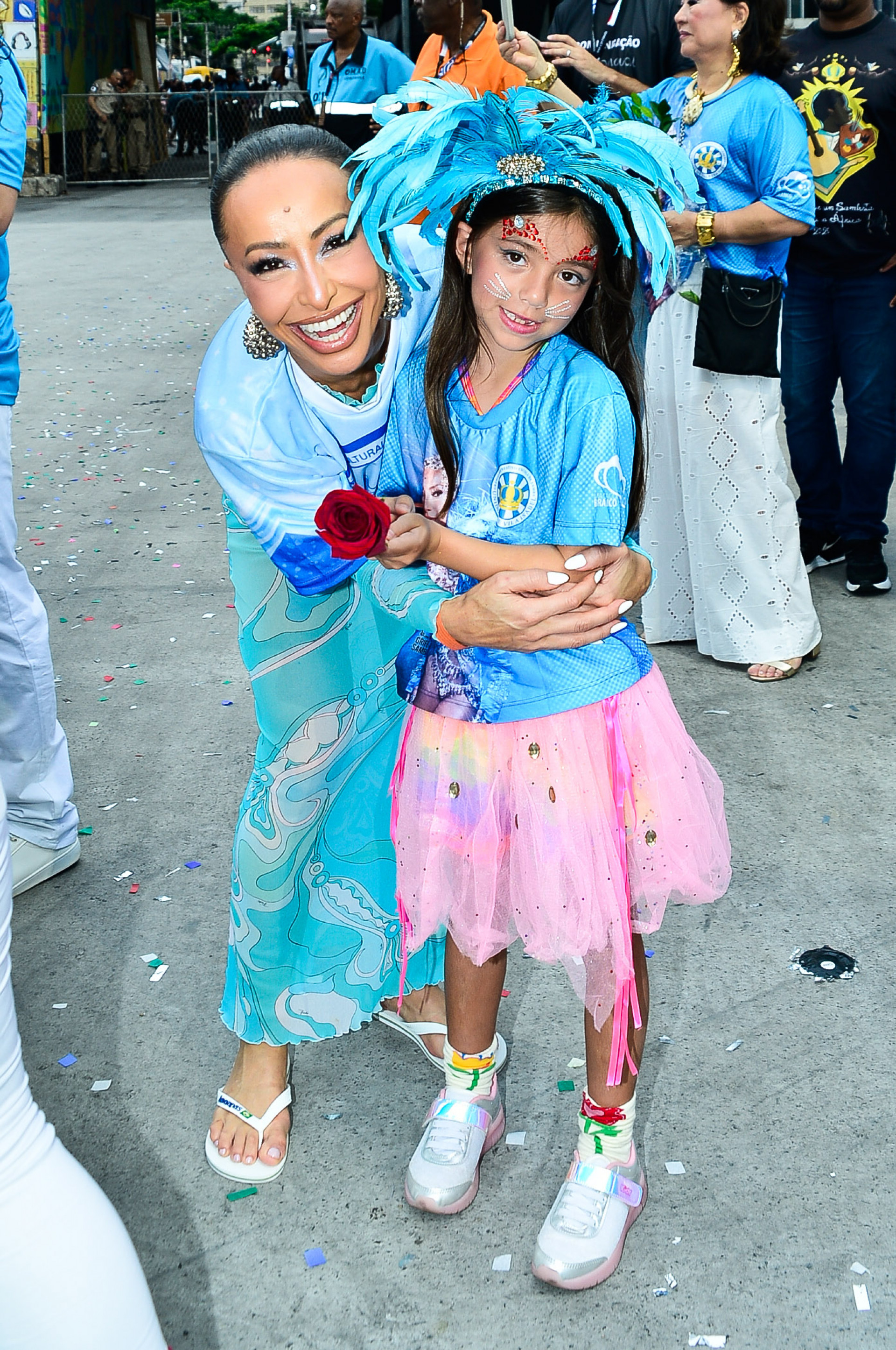 Zoe, filha de Sabrina Sato, segue os passos da mãe e faz sua estreia na Marquês de Sapucaí - Eduardo Martins / Brazil News