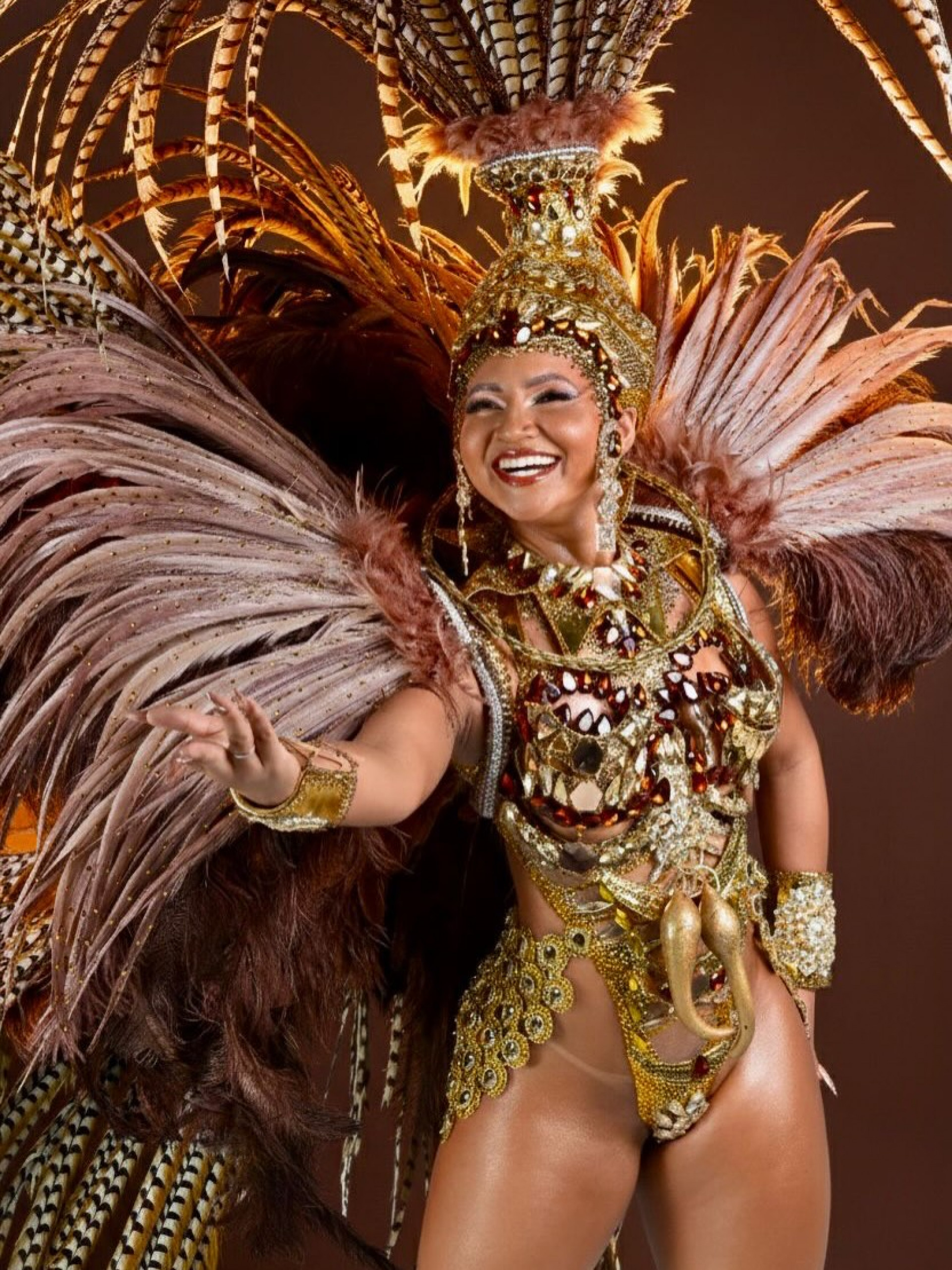 Rayane Dumont, rainha de bateria da União de Maricá - Reprodução / Instagram