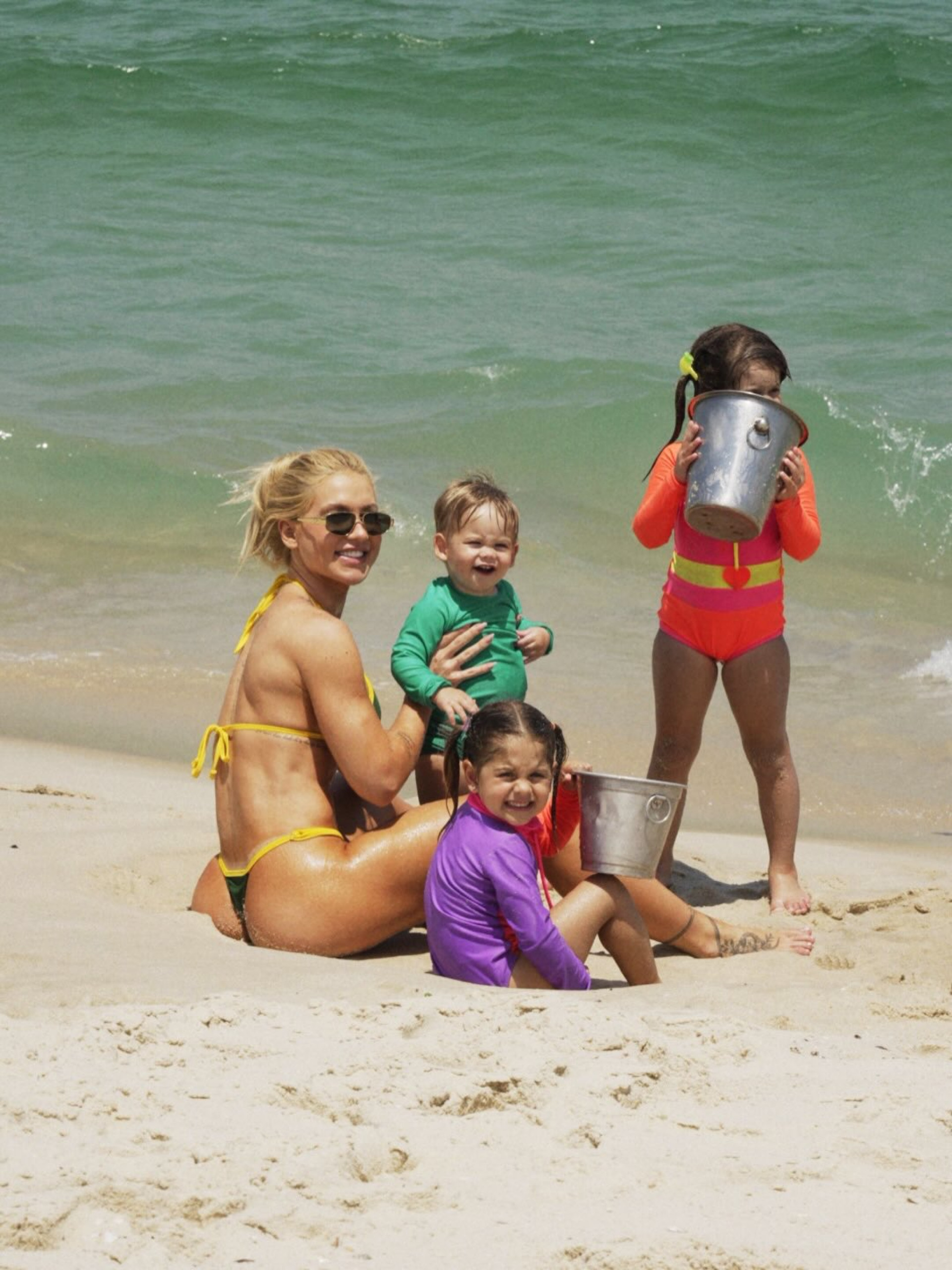 Virginia Fonseca e os filhos, Maria Alice, Maria Flor e José Leonardo - Reprodução / Instagram