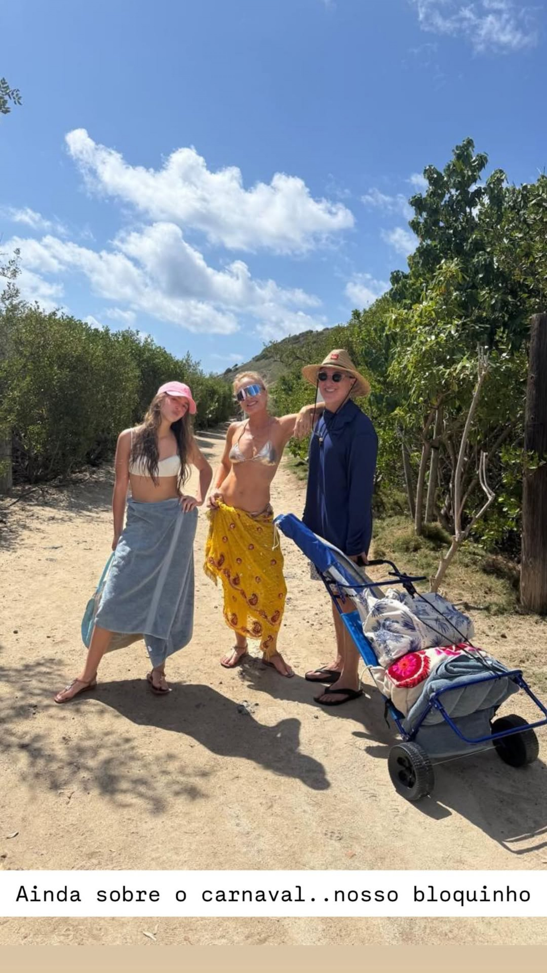 Luciano Huck, Angélica e a filha Eva - Reprodução / Instagram