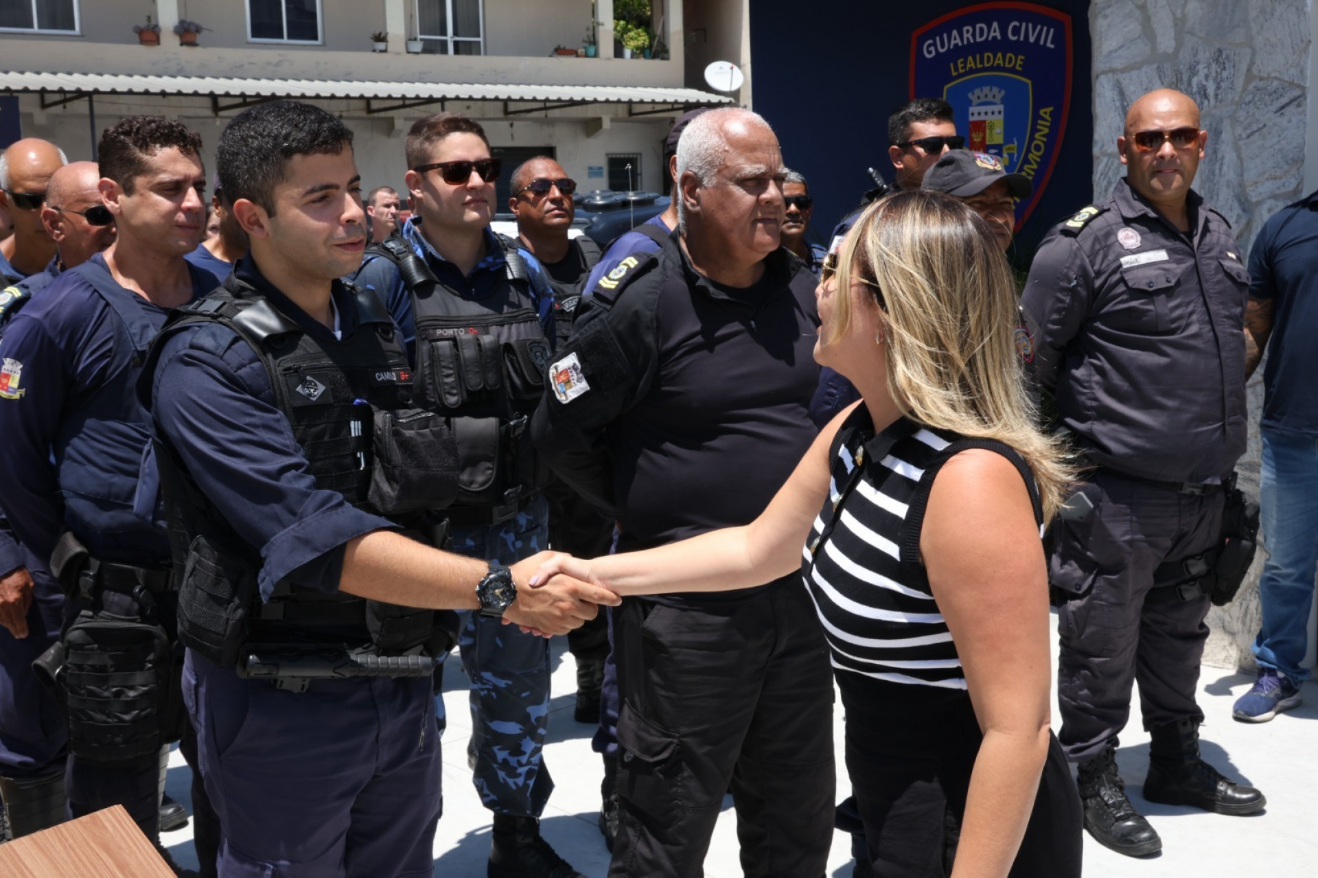 Inauguração da base de segurança 24h - Ascom