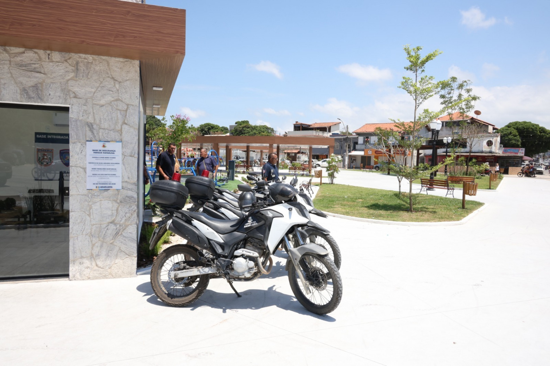 Inauguração da base de segurança 24h - Ascom