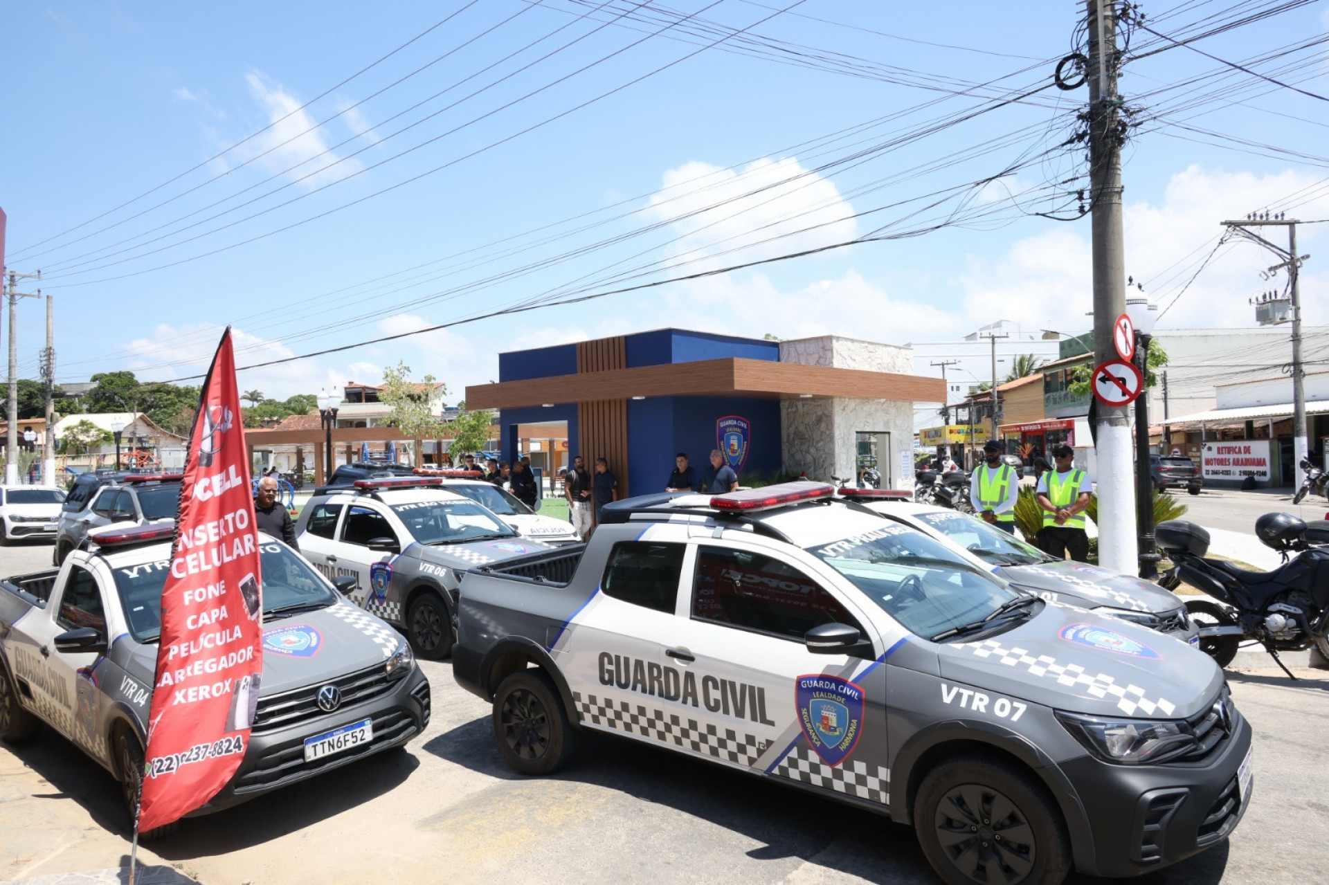 Inauguração da base de segurança 24h - Ascom