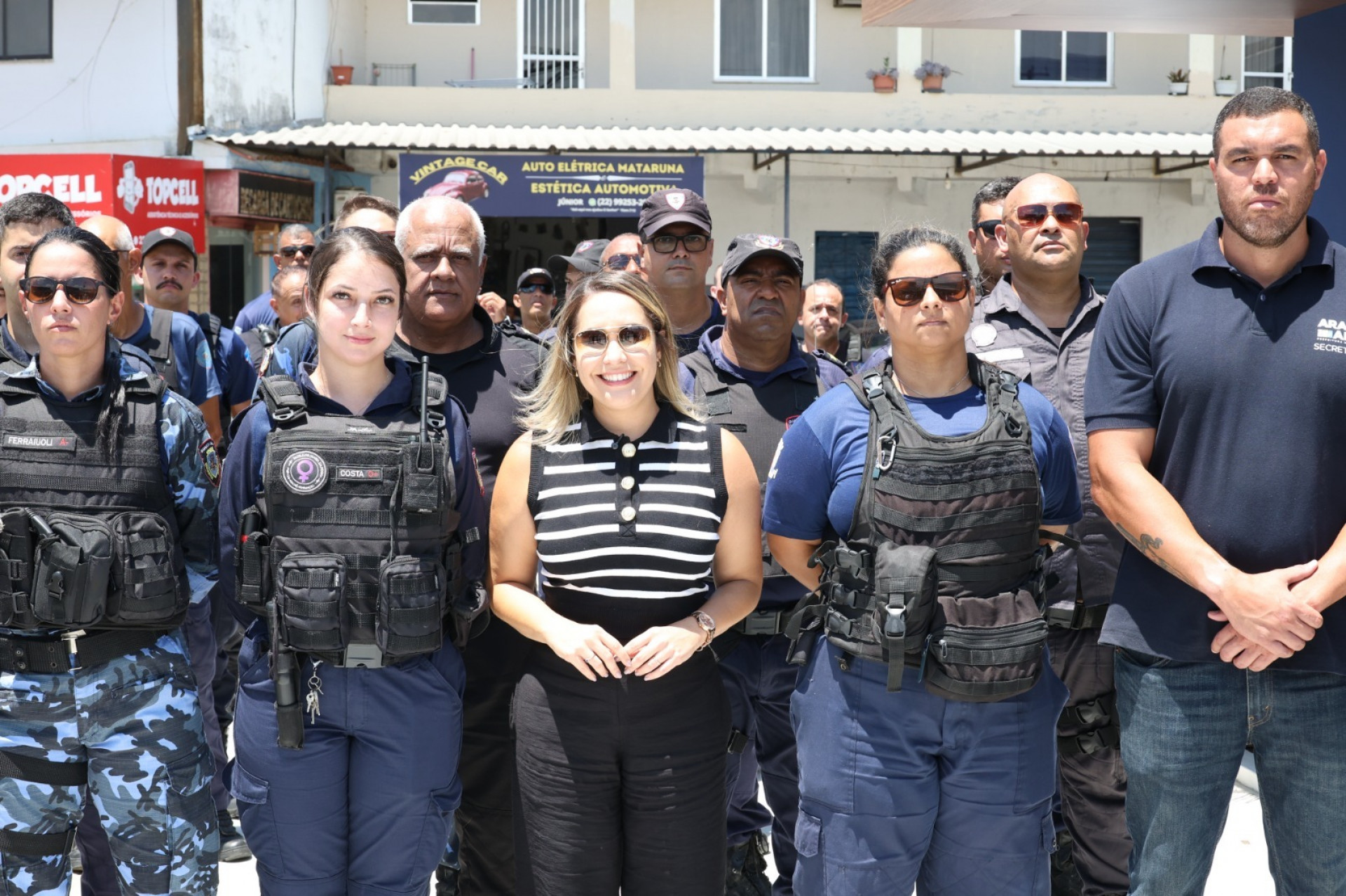 Inauguração da base de segurança 24h - Ascom