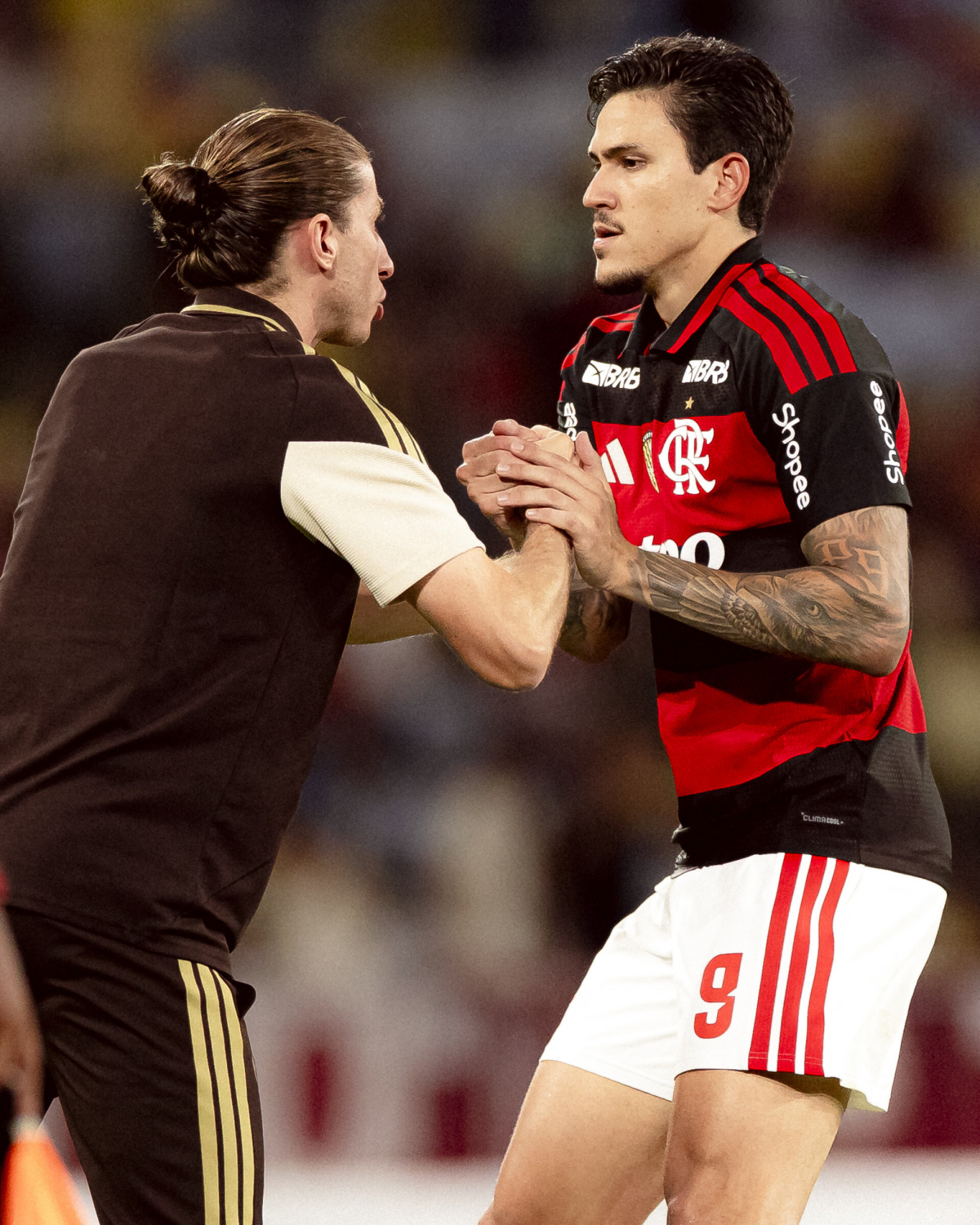 Pedro em a&ccedil;&atilde;o pelo Flamengo - Adriano Fontes / Flamengo