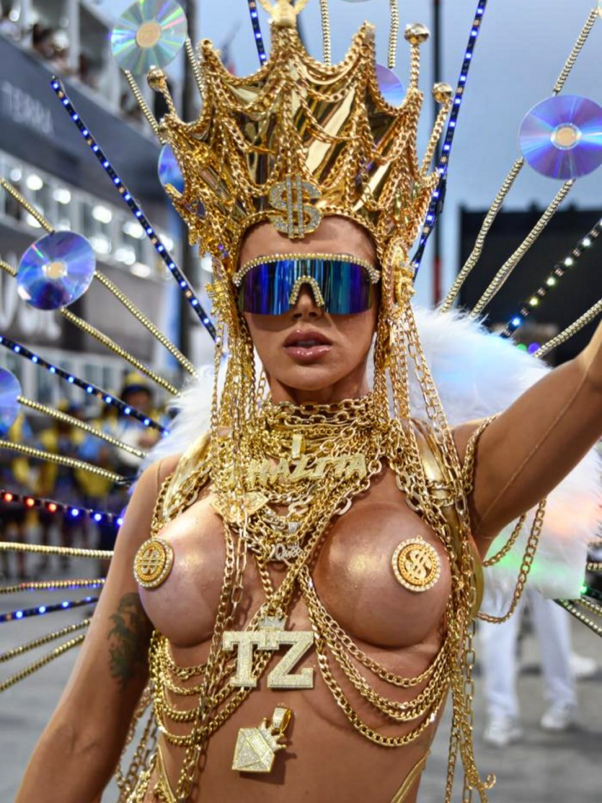 Unidos da Ponte anuncia saída da rainha de bateria Thalita Zampirolli - Reprodução / Instagram