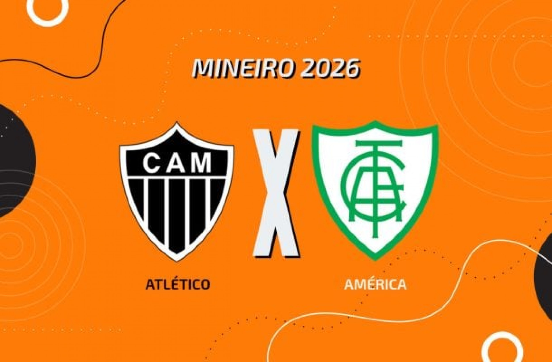 Atl&eacute;tico X Am&eacute;rica, AO VIVO, com a Voz do Esporte, &agrave;s 16h30
