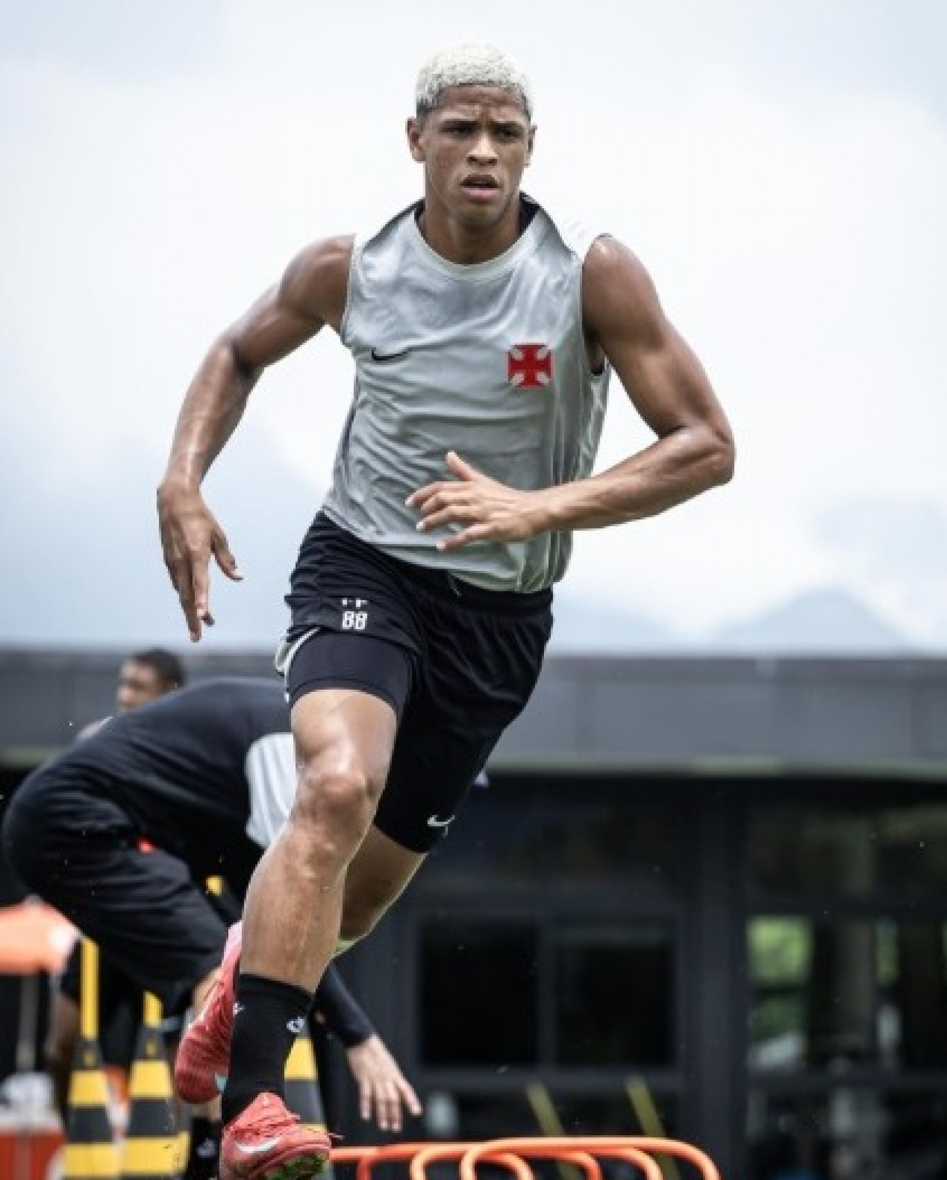 Cauan Barros em treino do Vasco - Matheus Lima / Vasco