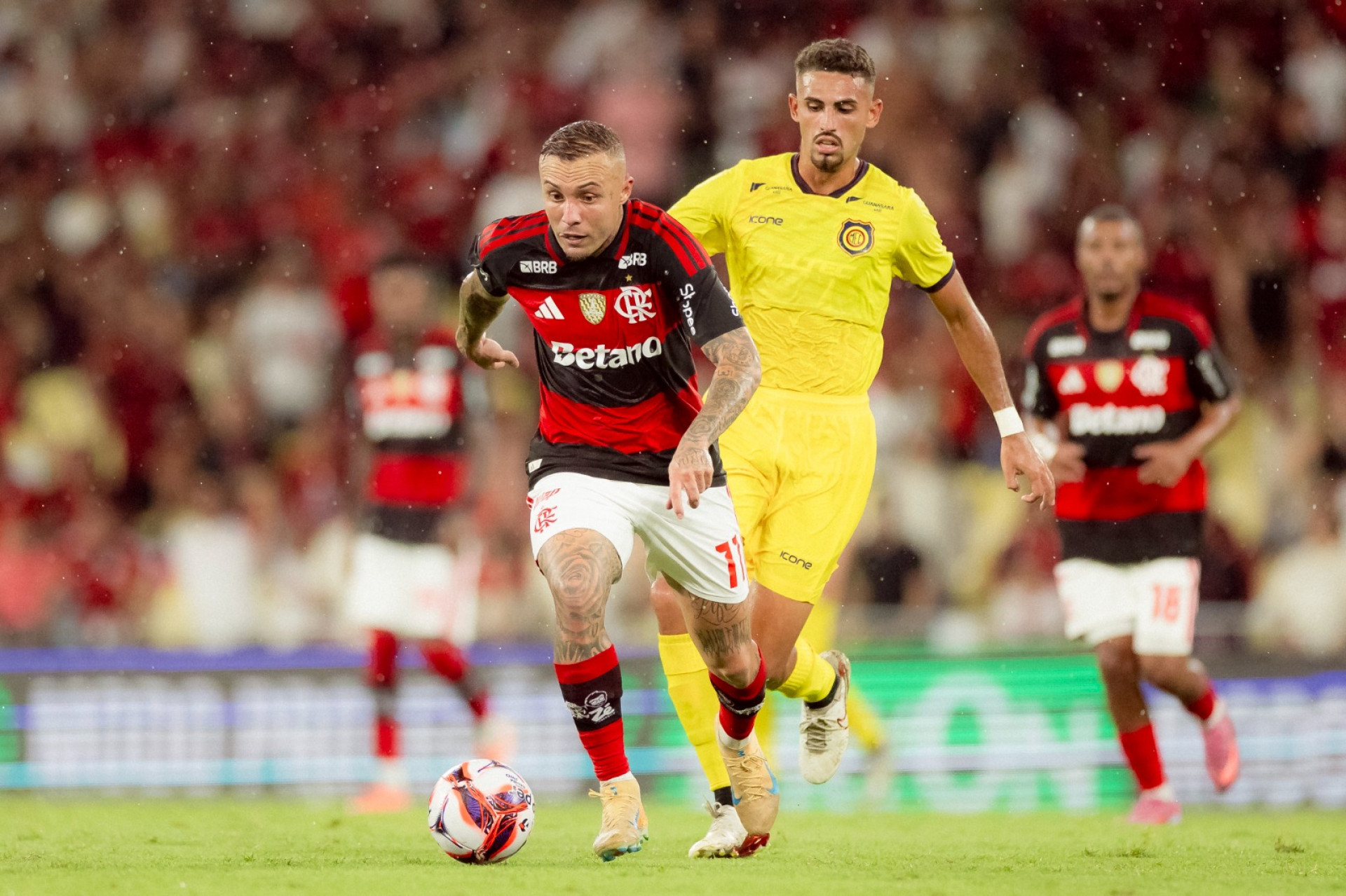 Éverton Cebolinha em ação pelo Flamengo - Adriano Fontes / Flamengo