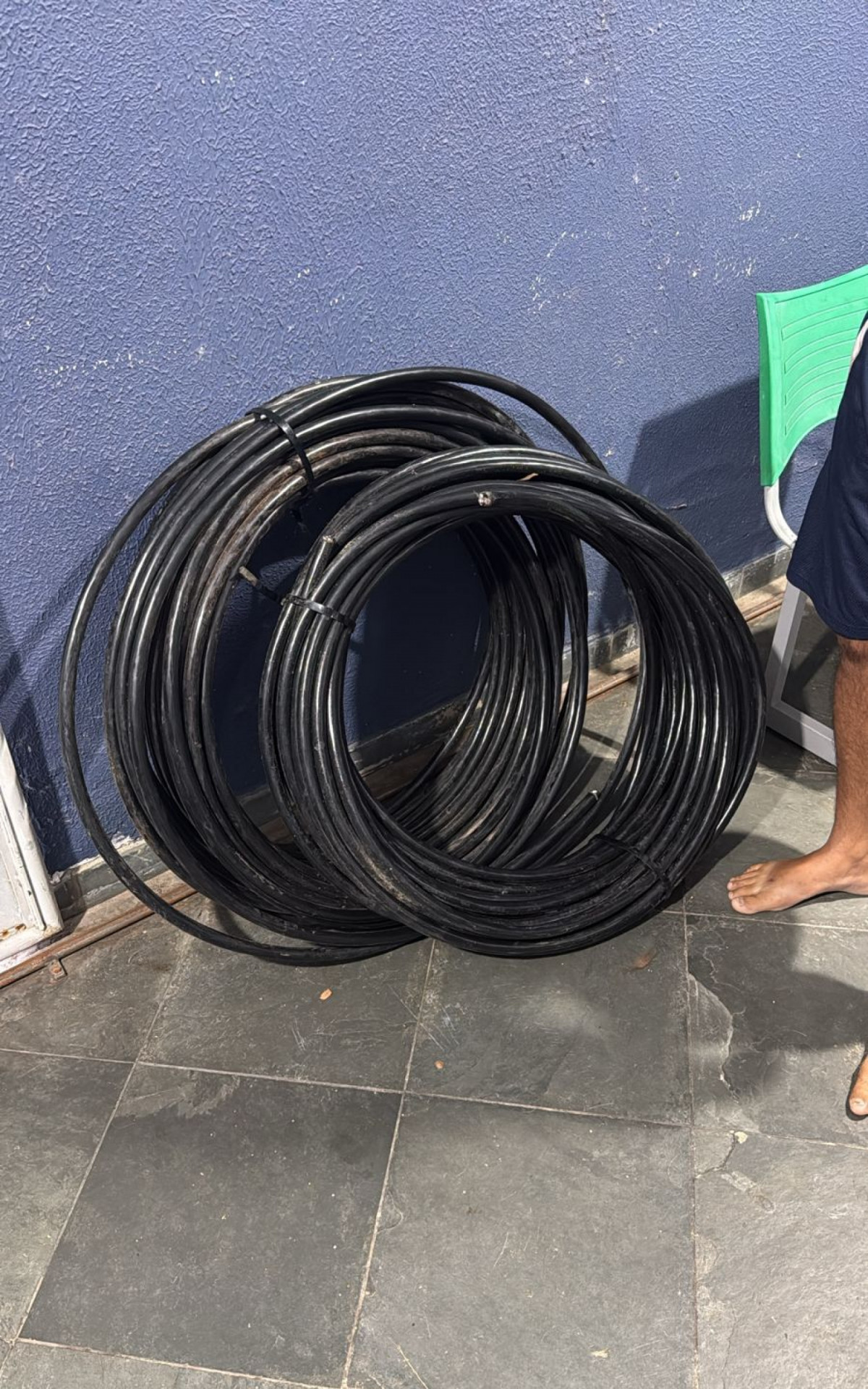 Cabos apreendidos durante a Operação Caminhos do Cobre - Divulgação