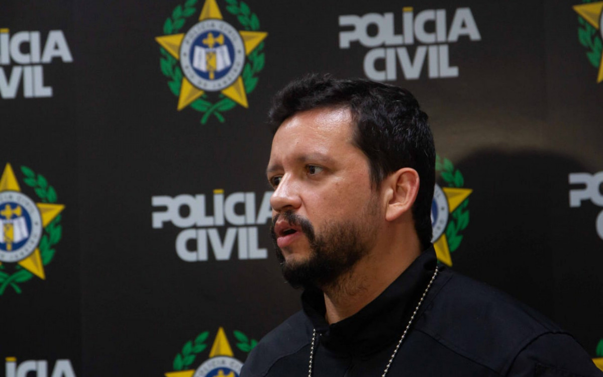 Delegado Thiago Neves, da DRF, falou sobre a organização estruturada do grupo - Érica Martin/Agência O DIA