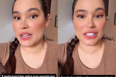 Raissa Barbosa se assusta com manchas no corpo do filho