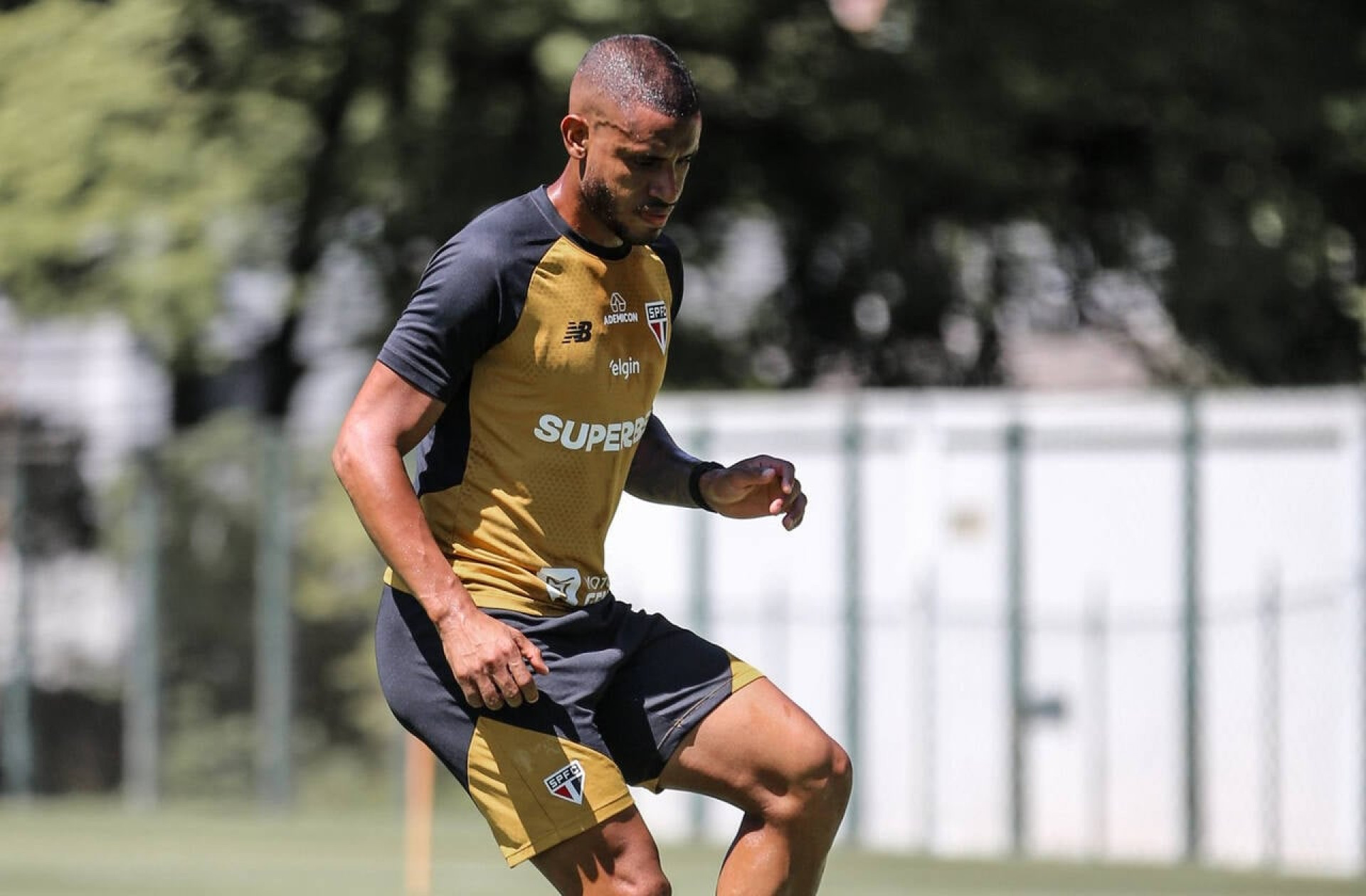 S&atilde;o Paulo treina no CT, e Andr&eacute; Silva se aproxima do retorno