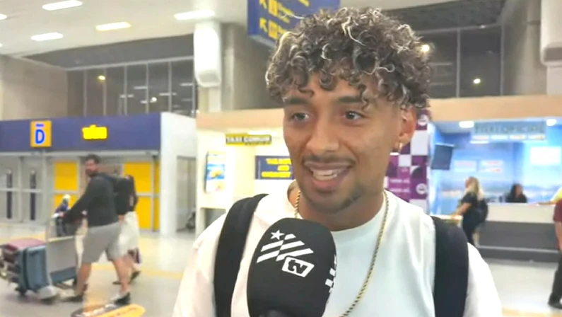 Cristian Medina desembarcou no Rio de Janeiro