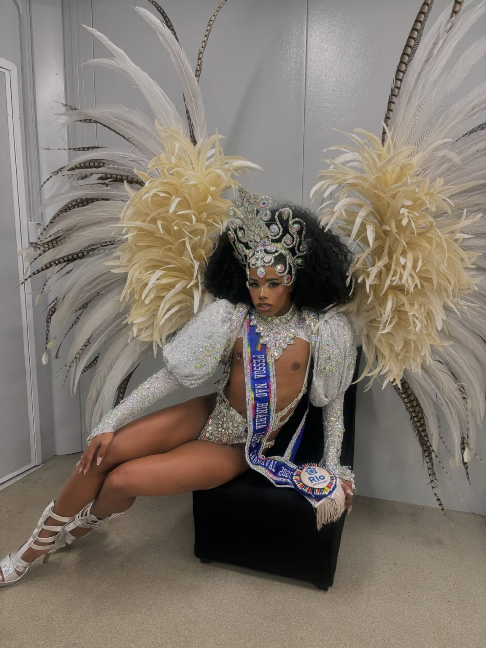 Wend foi eleita Pessoa Não-Binária da Corte LGBT do Carnaval 2026 - Reprodução / Instagram