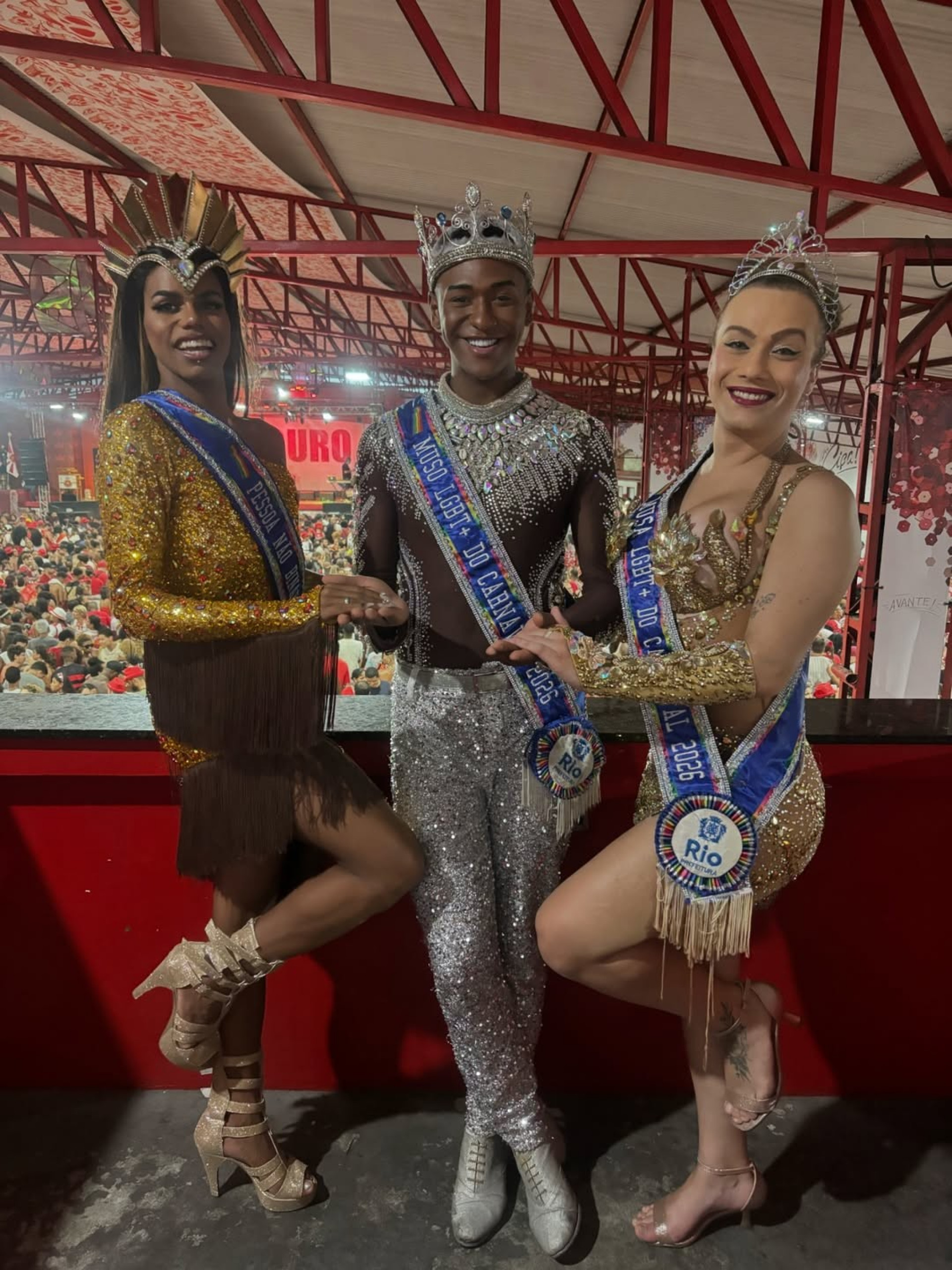 Wend foi eleita Pessoa Não-Binária da Corte LGBT do Carnaval 2026 - Reprodução / Instagram