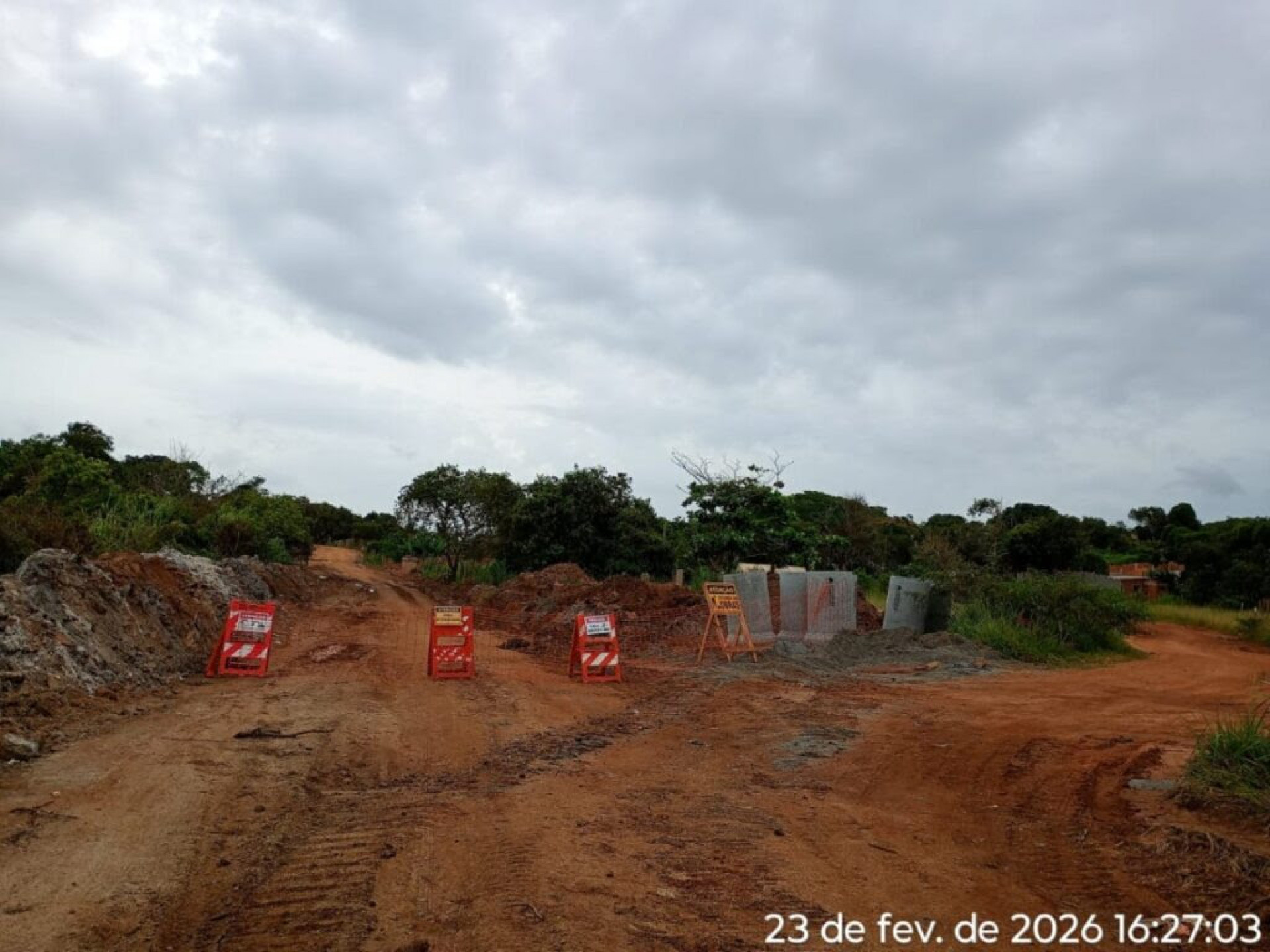 Obras de drenagem - Ascom
