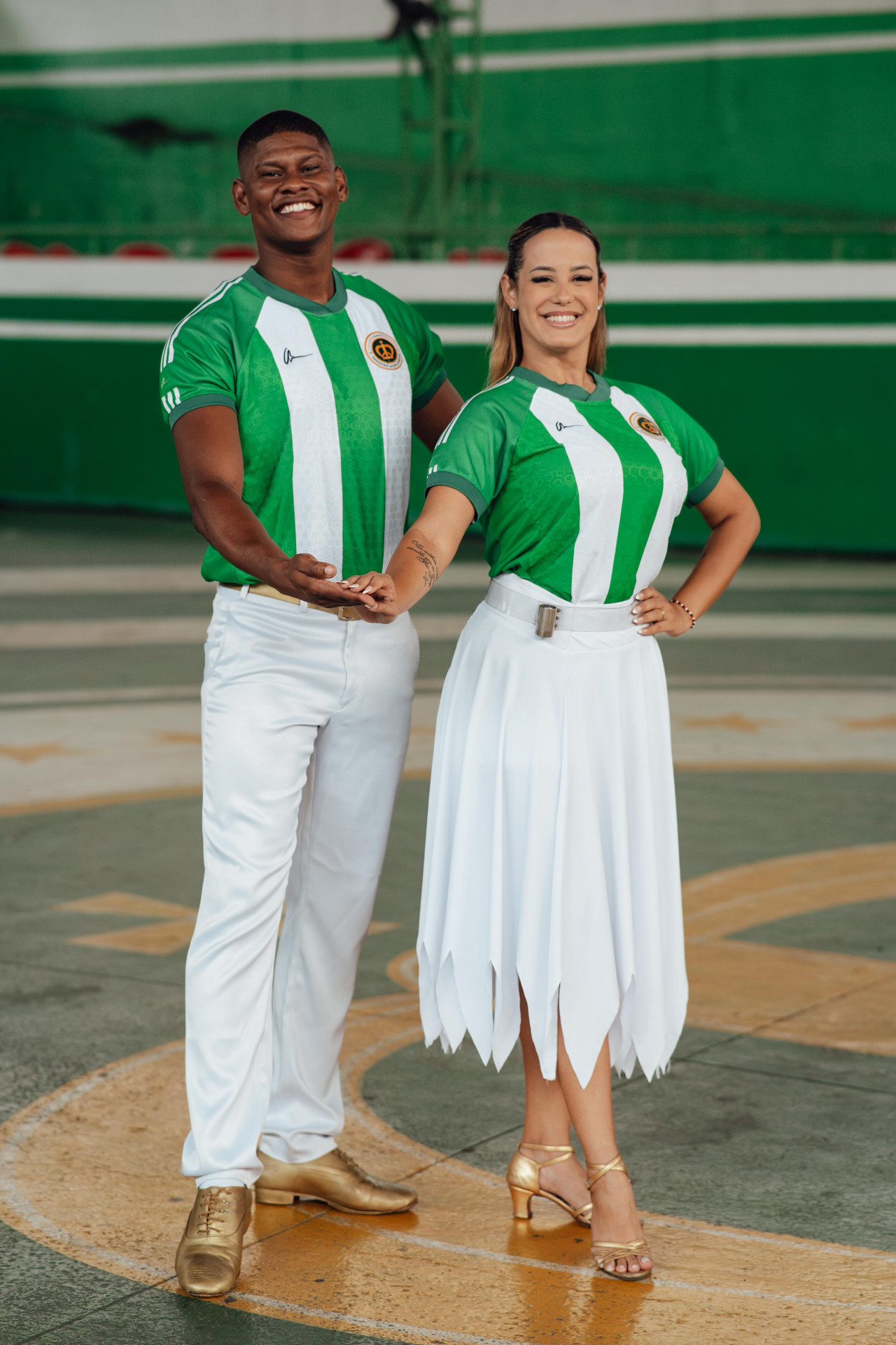 Matheus Miranda e Bruna Santos assumem o pavilhão da 'Rainha de Ramos' - Wagner Rodrigues/Divulgação Imperatriz