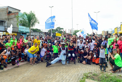 Encontro de Patinadores percorreu as principais ruas do município e agitou Belford Roxo