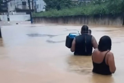 Mangaratiba atingida pela tromba d'água  