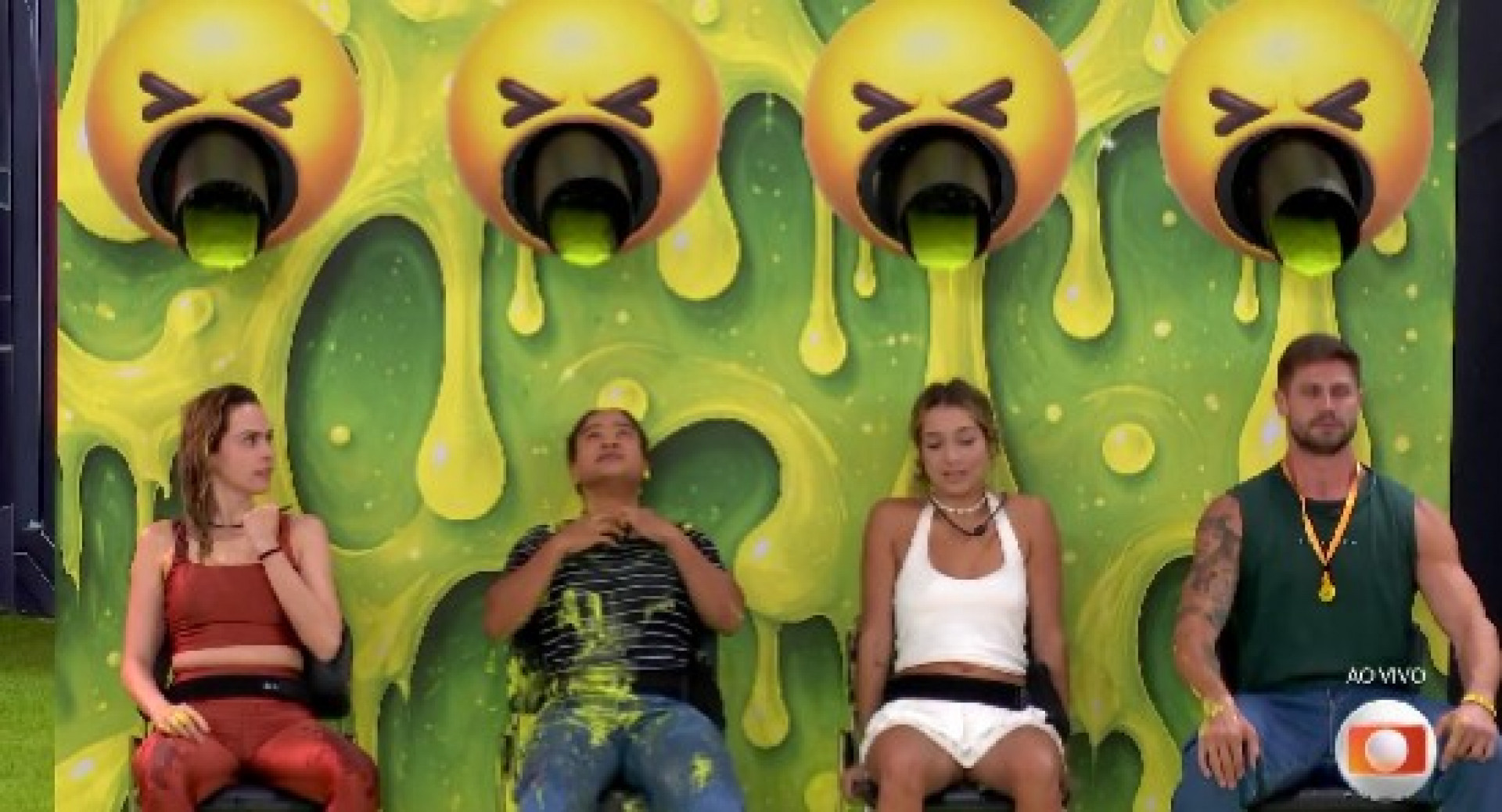 Chaiany 'dá vômito' para Ana Paula Renault, Milena, Samira e Jonas Sulzbach no 'Sincerão' do 'BBB 26' - Reprodução de vídeo / X