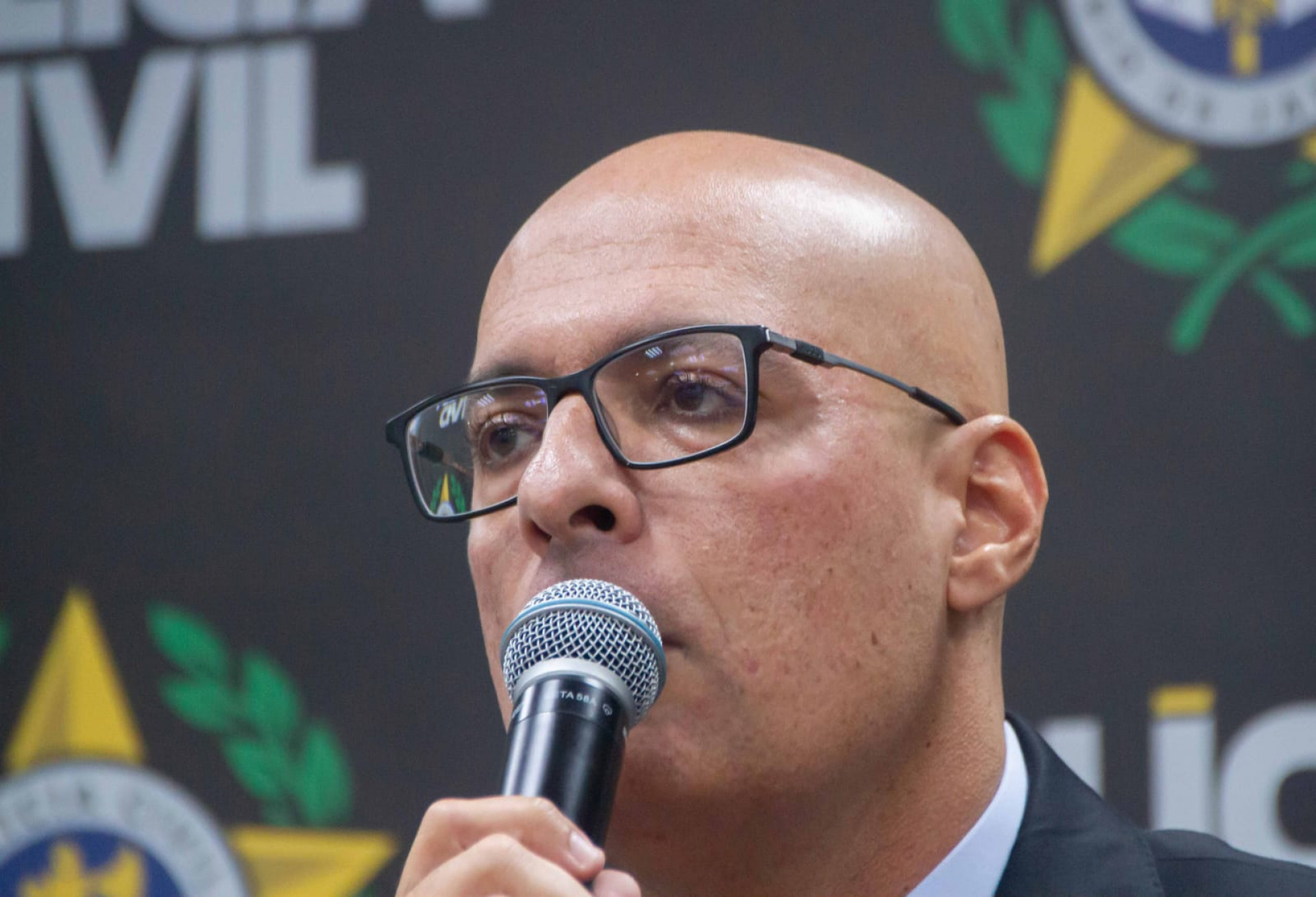 Coletiva com delegados da Polícia Civil sobre mais uma fase da Operação Espoliador - Érica Martin/Agência O Dia