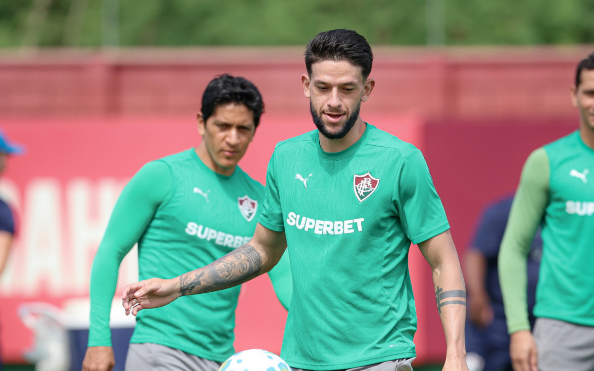 Jemmes em treino do Fluminense
