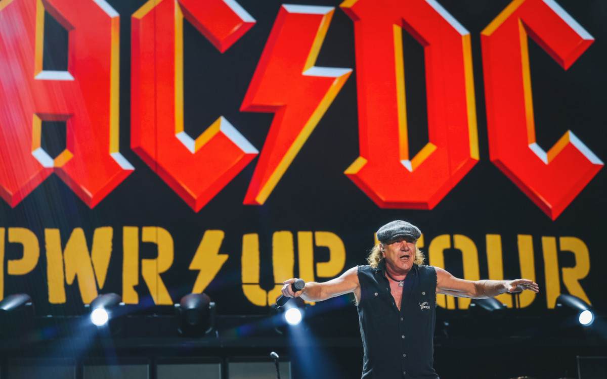 Vocalista do AC/DC, Brian Johnson