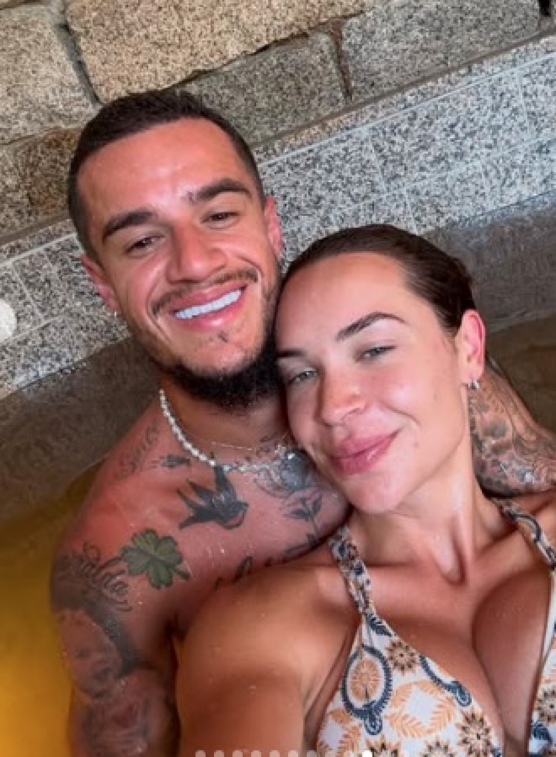 Ainê e Philippe Coutinho  - Reprodução do Instagram