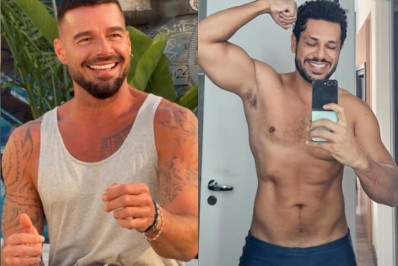 Ricky Martin reage à foto de Amaury Lorenzo de sunga