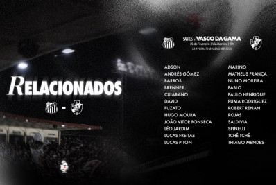 Vasco relaciona Cuiabano, que pode fazer estreia contra o Santos