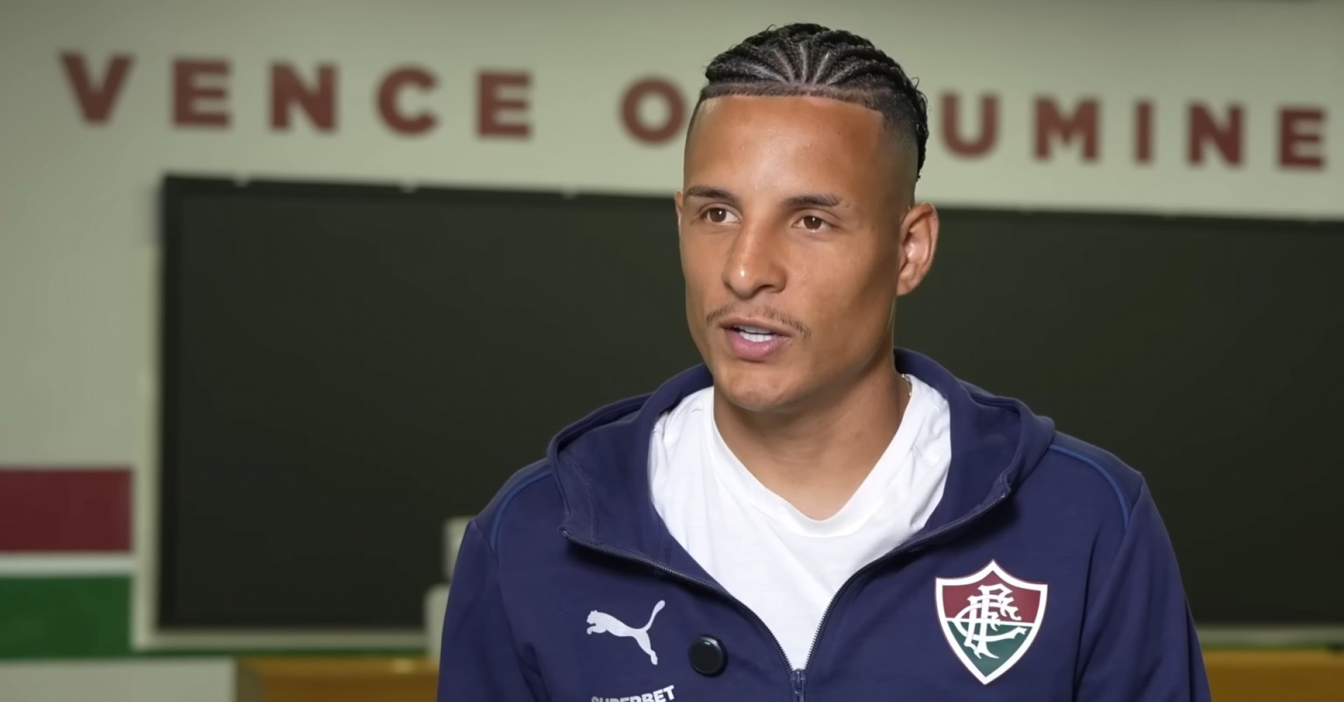 Guilherme Arana, lateral do Fluminense - Reprodução / YouTube