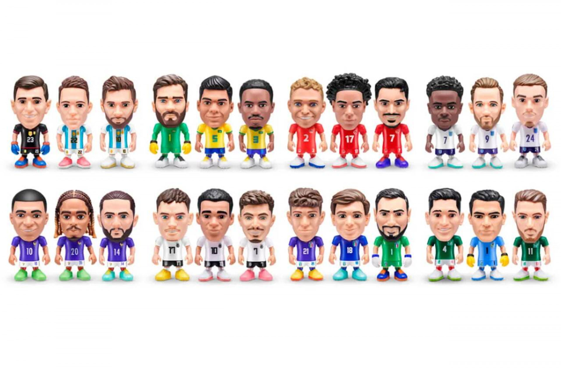 Al&ocirc;, colecionadores: empresa lan&ccedil;a cole&ccedil;&atilde;o de mini jogadores para Copa do Mundo 2026