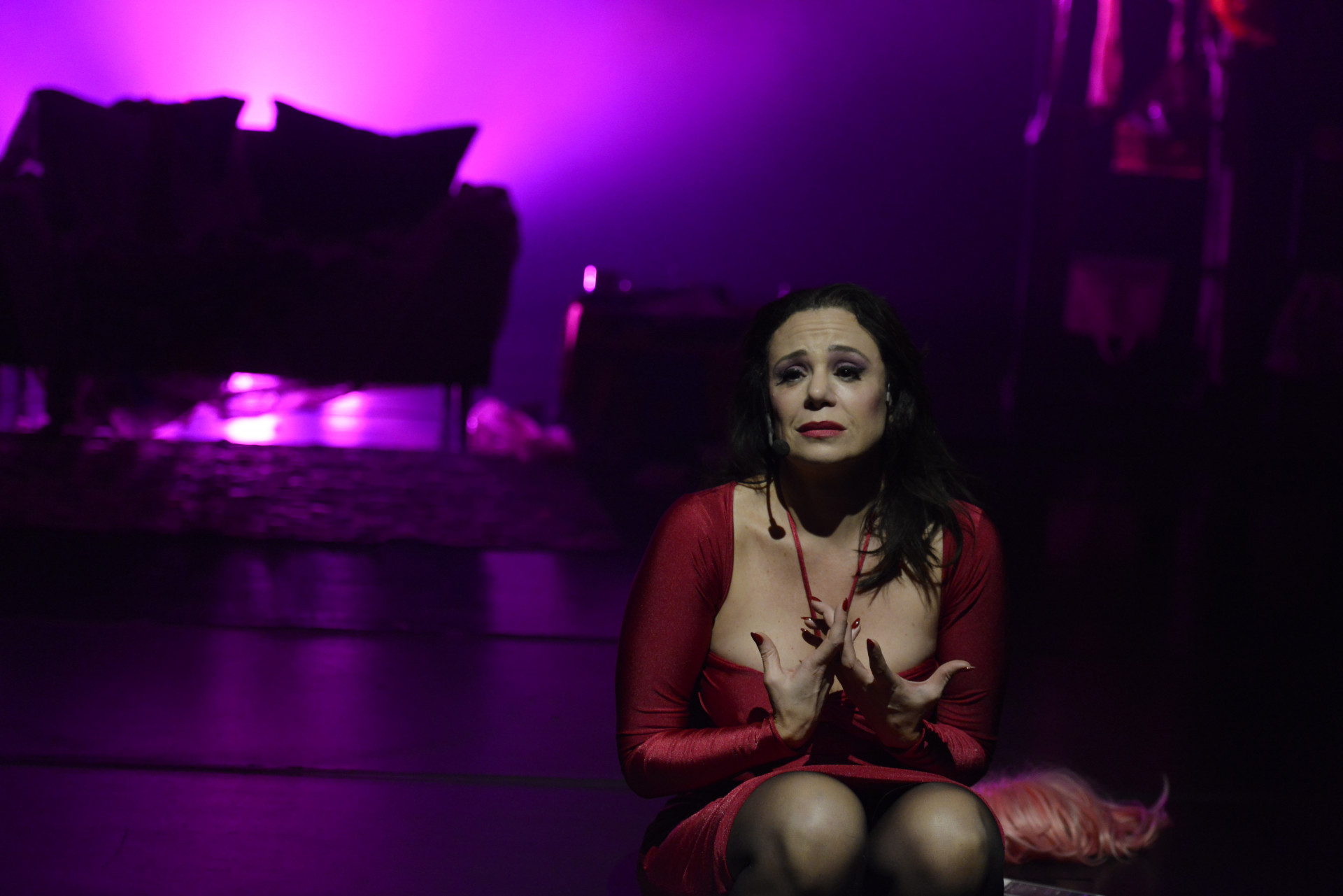 Vannessa Gerbelli estrela o monólogo 'Sombras no Final da Escadaria' - Divulgação/Lenise Pinheiro                