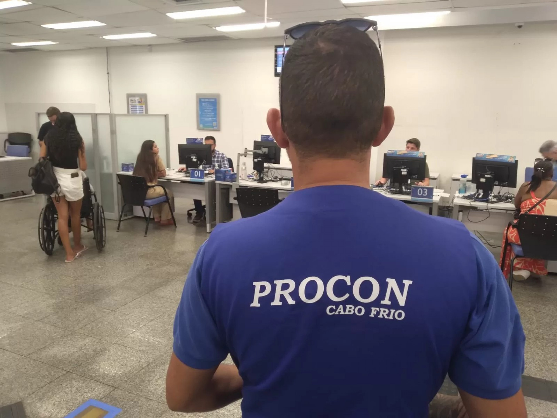 Fiscalização nas agências da Caixa Econômica Federal  - Ascom